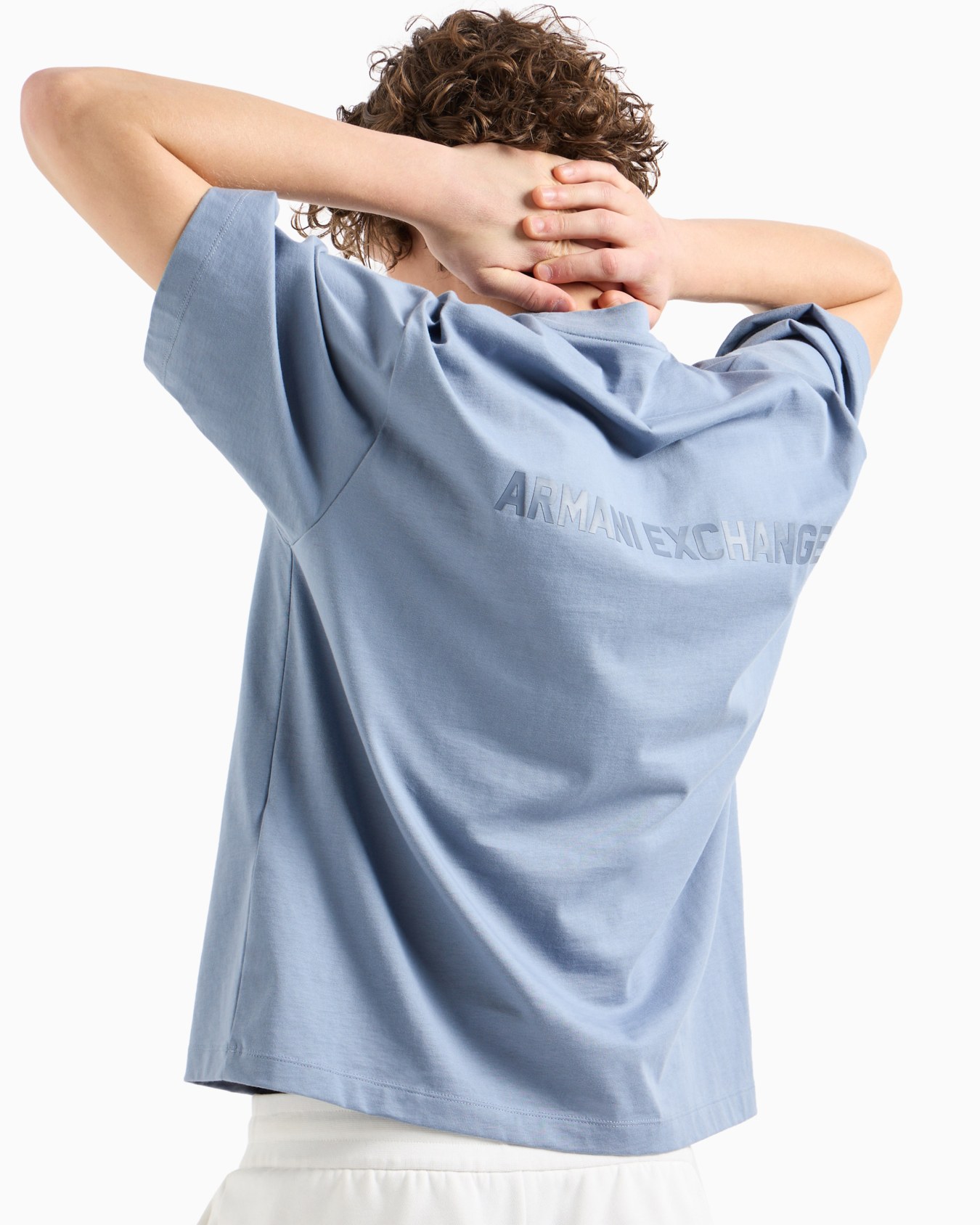 Camiseta de corte relajado con estampado en la espalda en algodón ASV Diapositiva 4