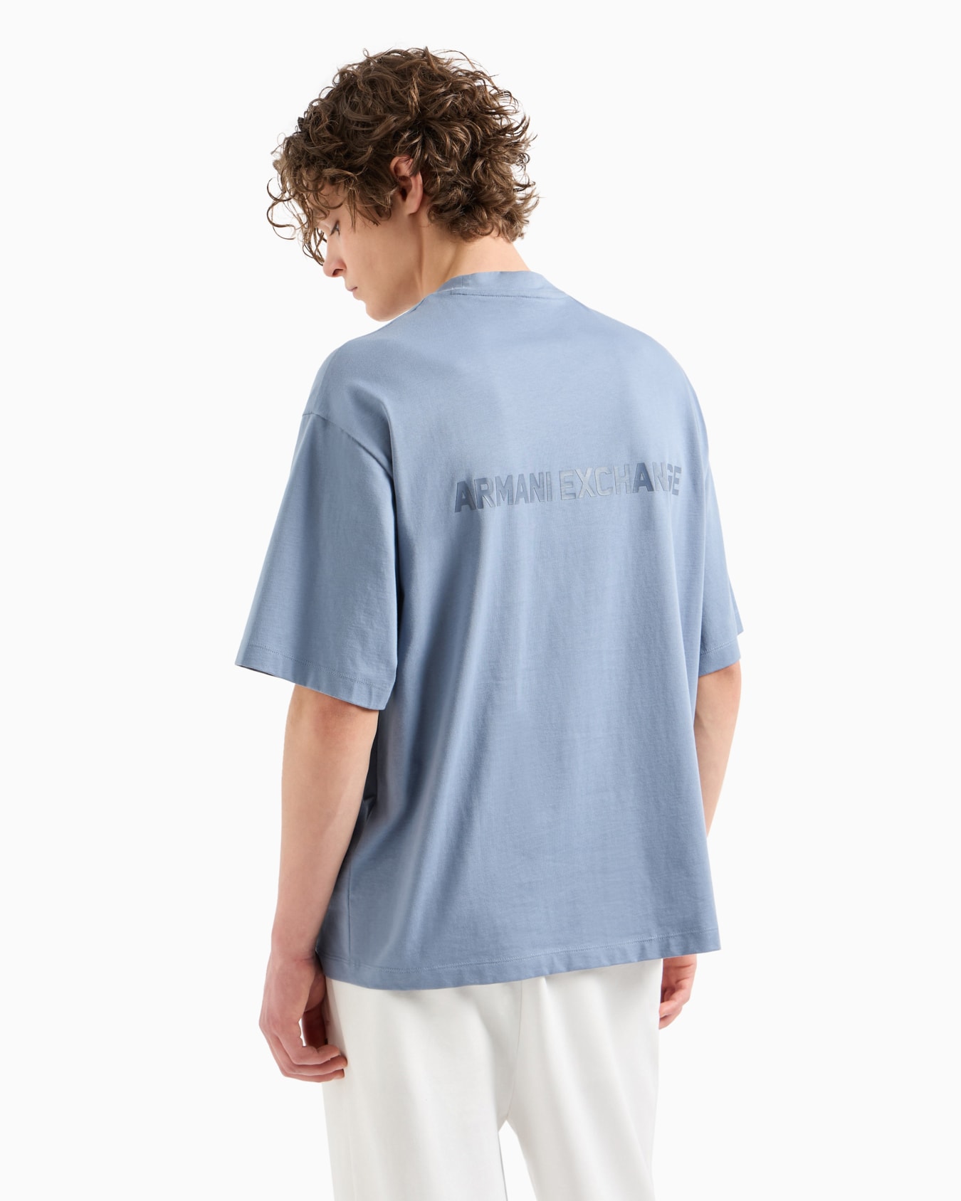 Camiseta de corte relajado con estampado en la espalda en algodón ASV Diapositiva 2