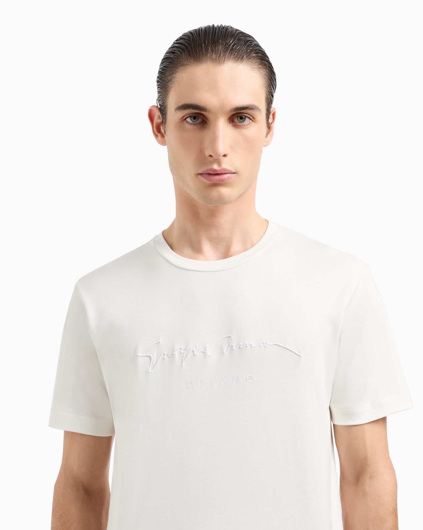 Tシャツ ピュアコットンインターロック シグネチャーロゴ スライドする 4