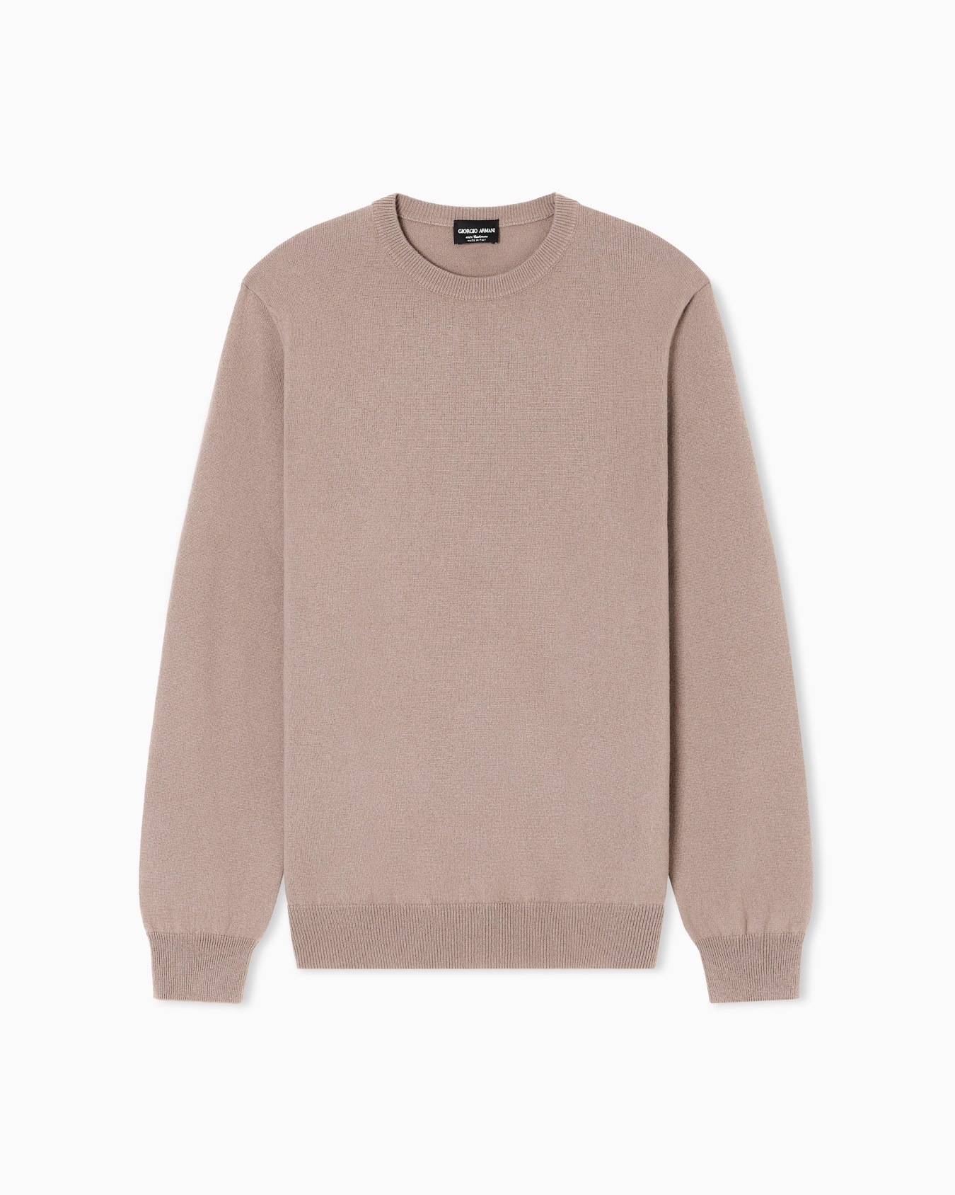 Maglia girocollo in cashmere Slide 0