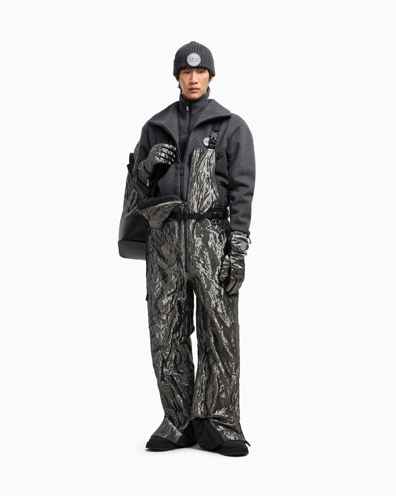 Giorgio Armani Neve Stehkragenpullover aus Wolle und Kaschmir Folie 2