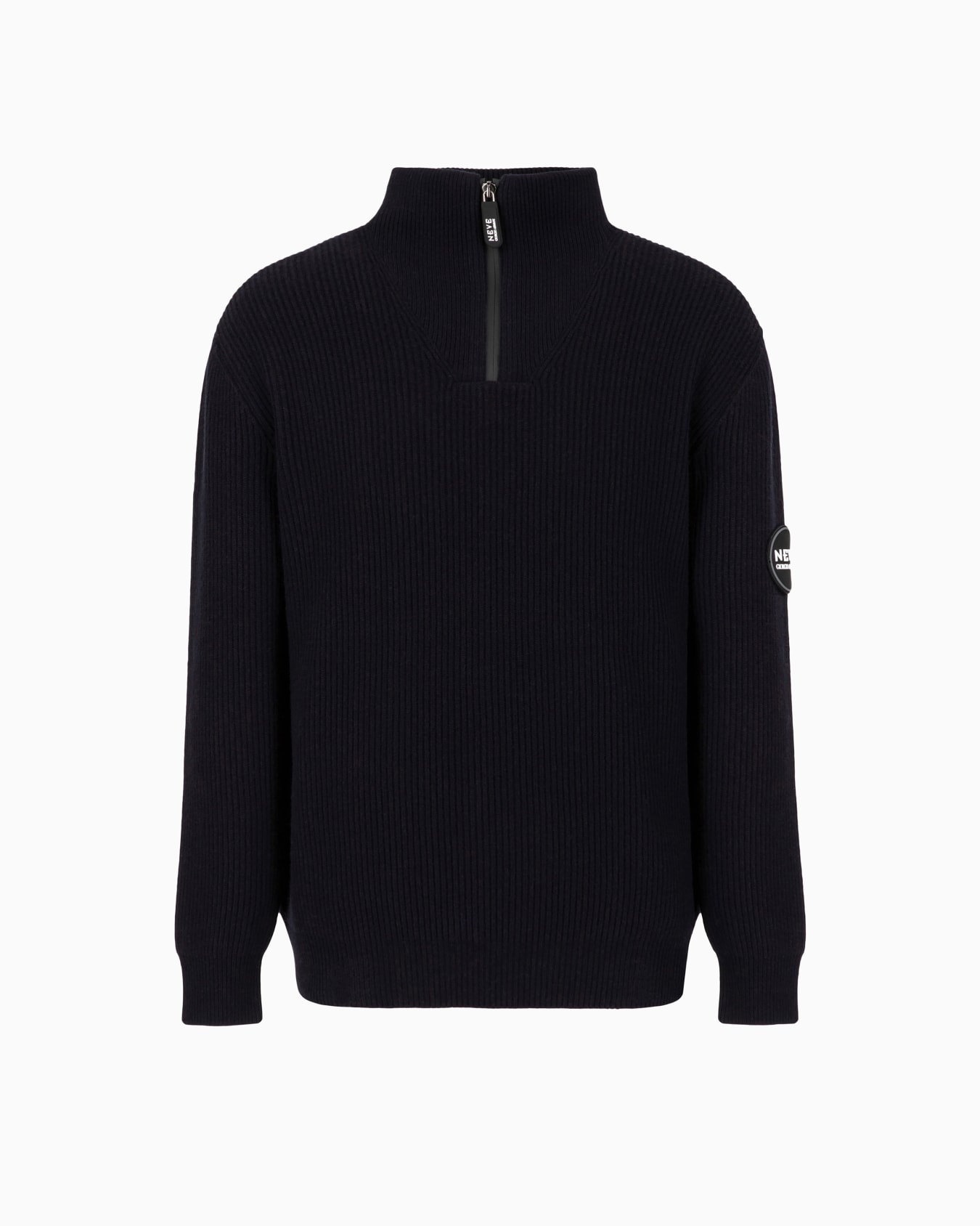 Giorgio Armani Neve mock-neck jumper in wool and cashmere Slide 0