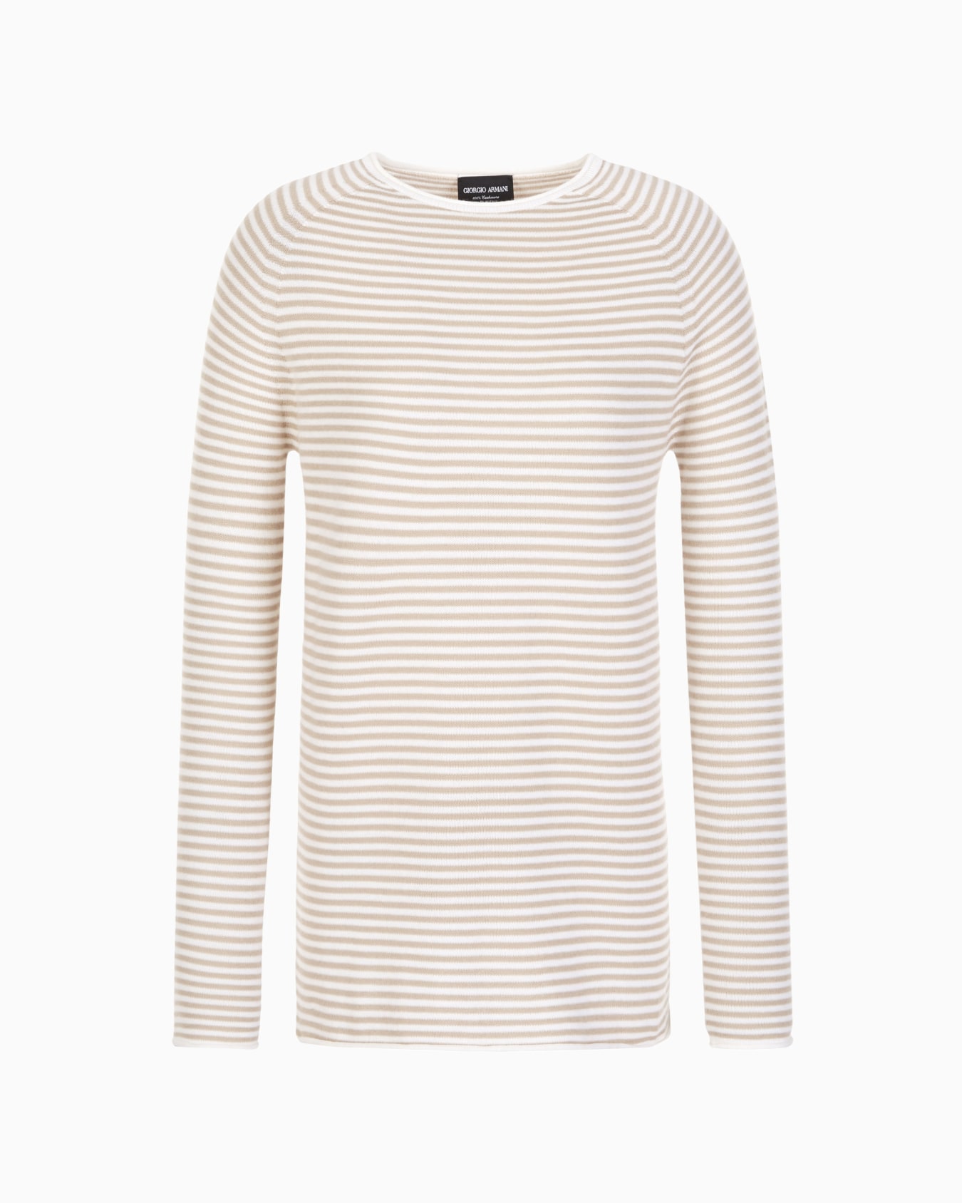 トップス EMPORIO ARMANI design knit Emporio Armani Geometric pattern boat-neck textured knit