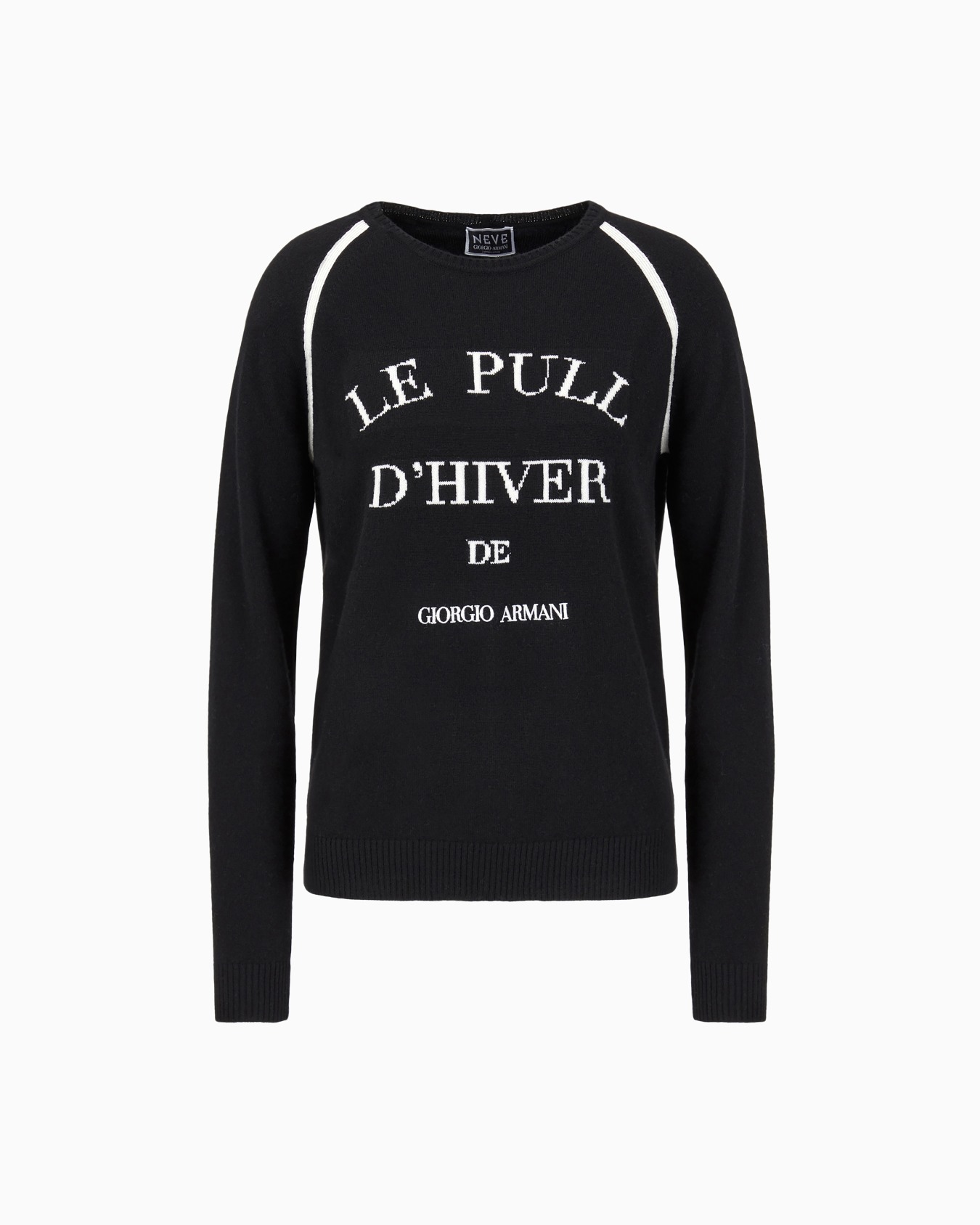Giorgio Armani Neve cashmere crew-neck sweater Slide 0