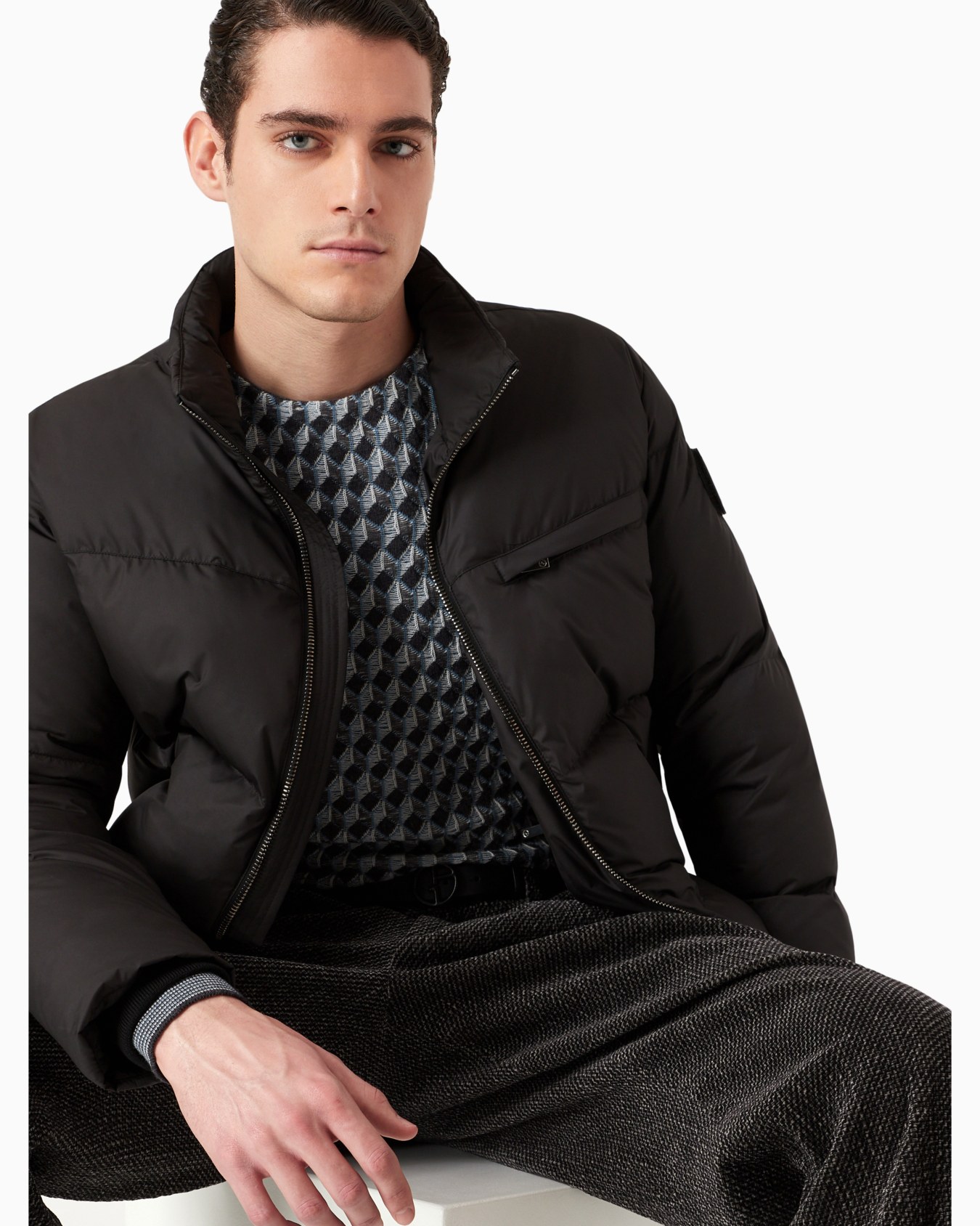 Bomber jacket with goose-down padding ASV Slide 4