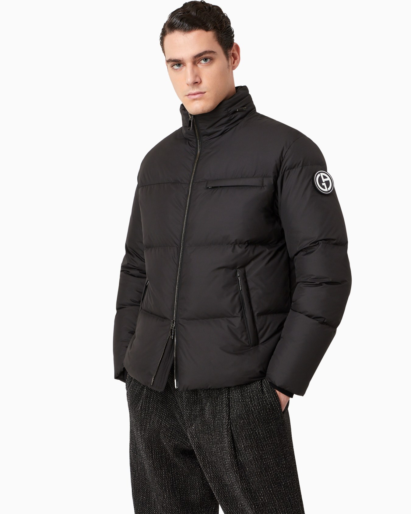 Bomber jacket with goose-down padding ASV Slide 1