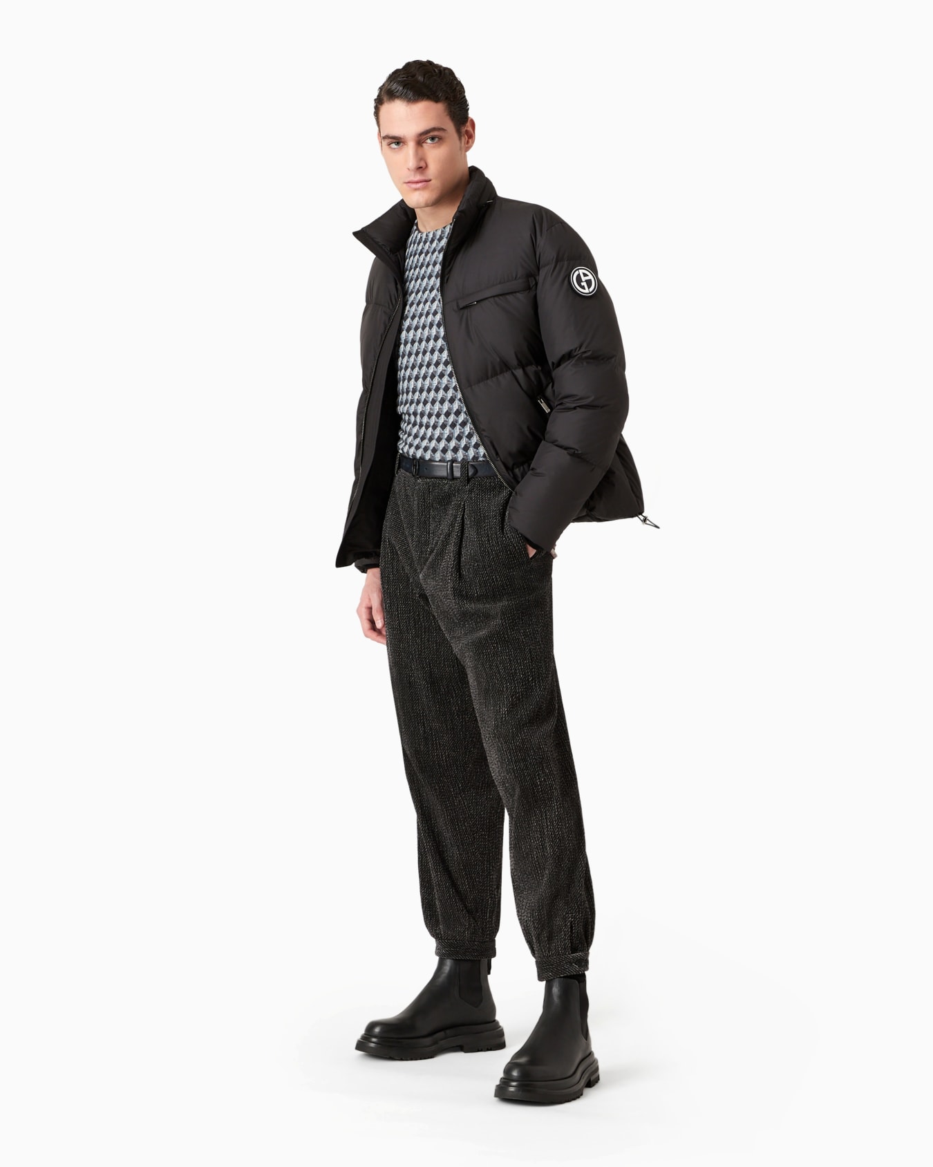 Bomber jacket with goose-down padding ASV Slide 3