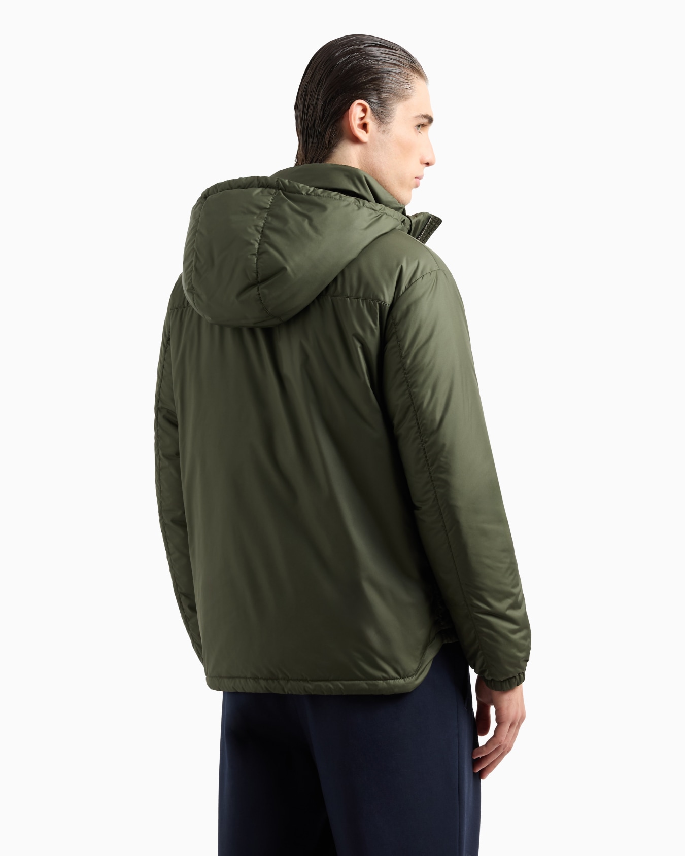 Hooded blouson with goose-down padding ASV Slide 2
