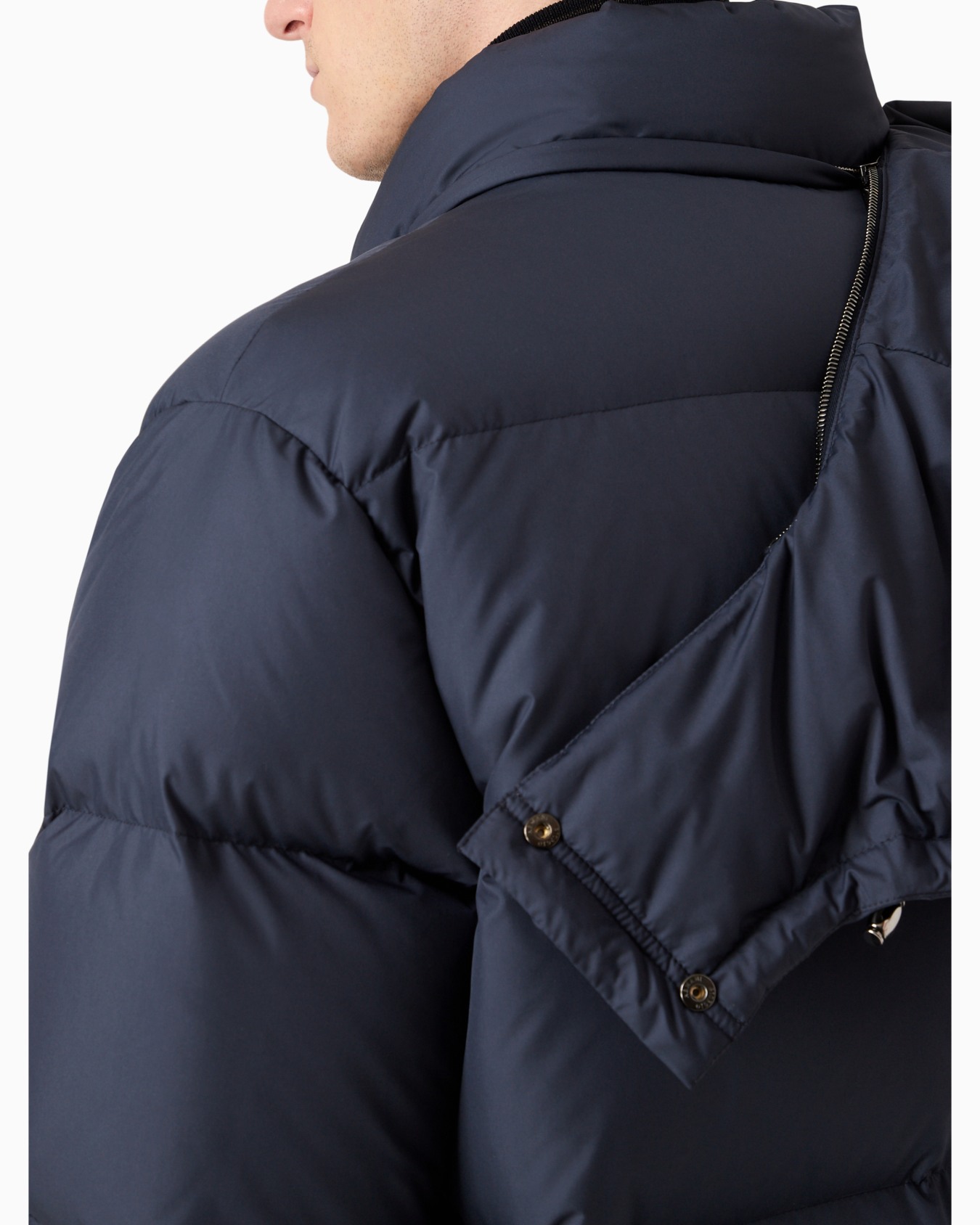 Hooded bomber jacket with goose-down padding ASV Slide 6