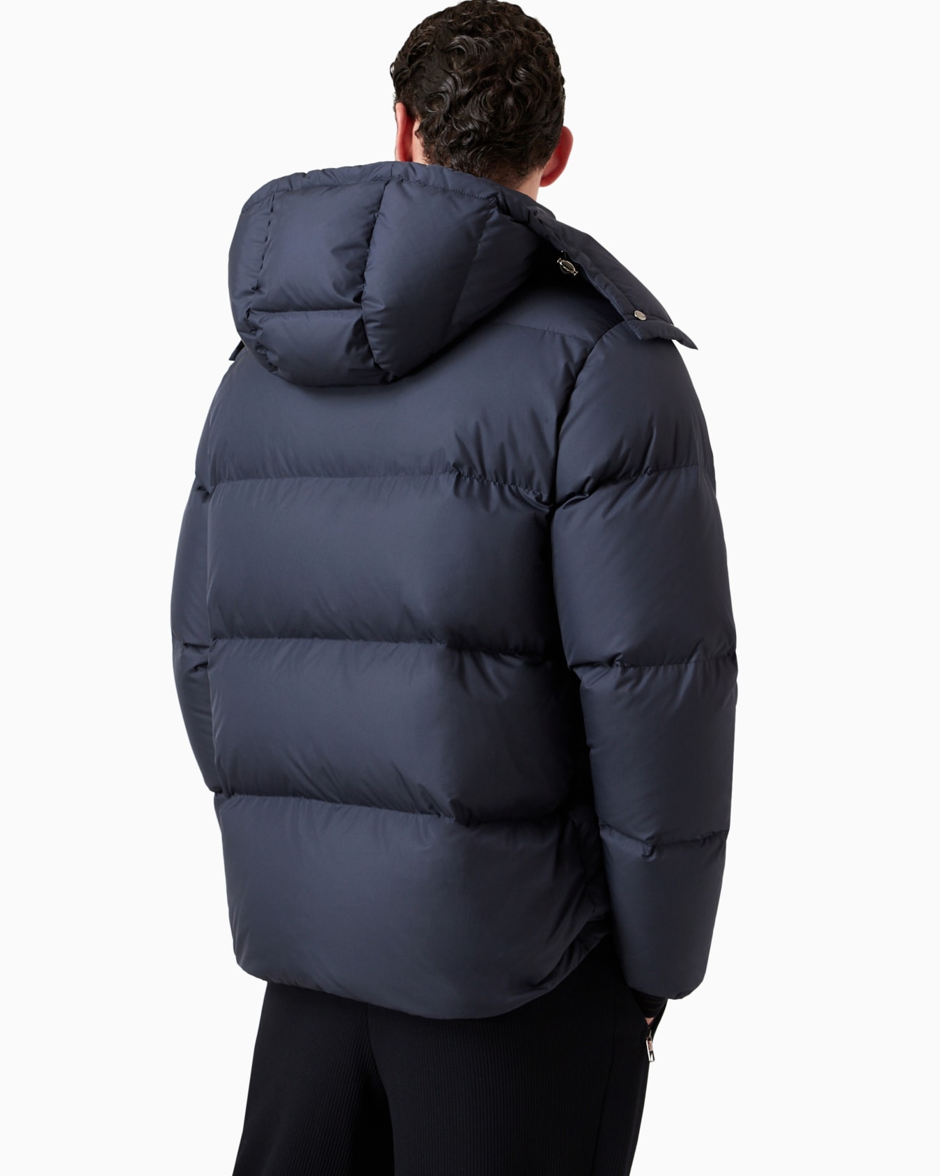 Hooded bomber jacket with goose-down padding ASV Slide 2