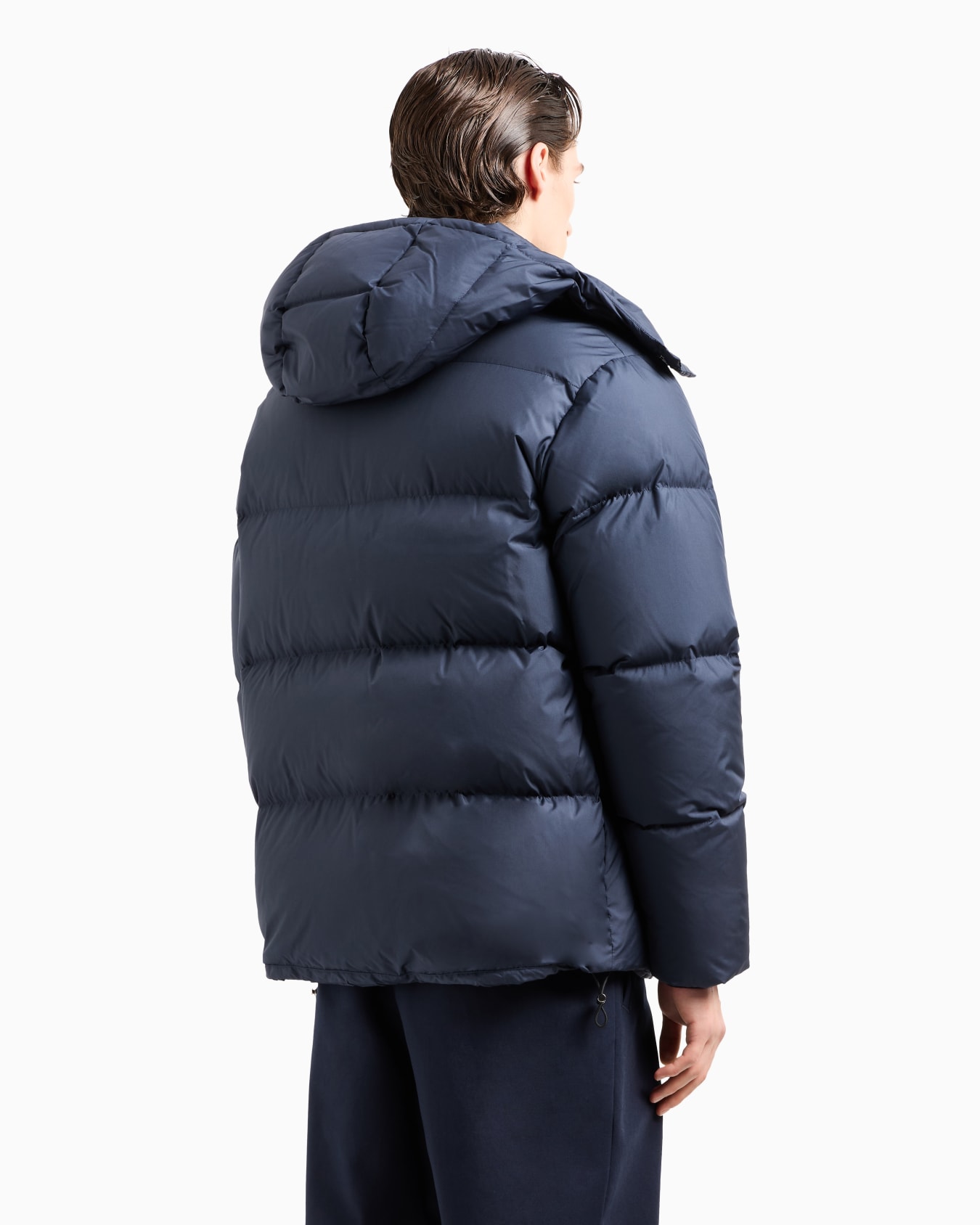 Hooded bomber jacket with goose-down padding ASV Slide 2