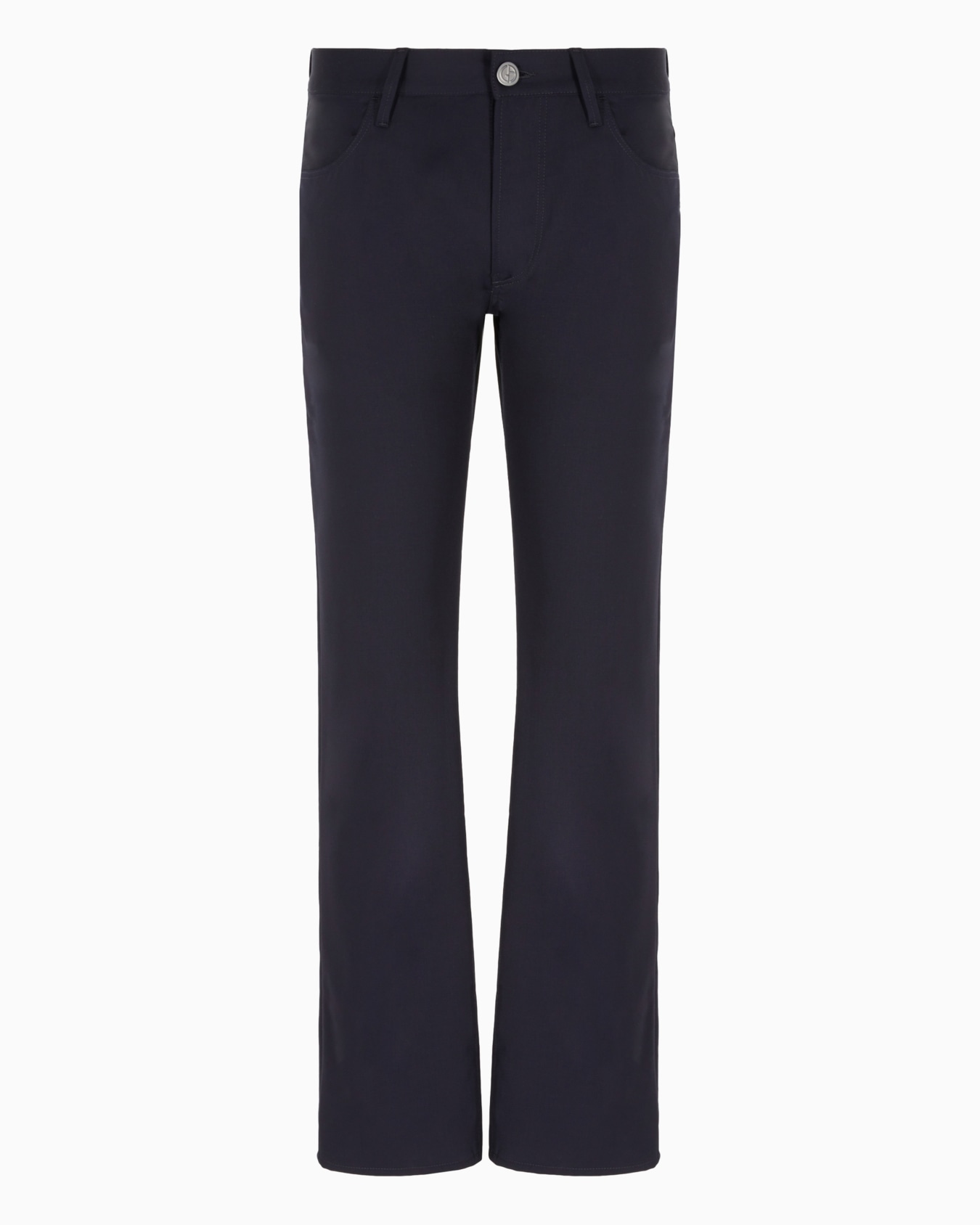 Five-pocket, regular-fit, virgin-wool trousers Slide 0