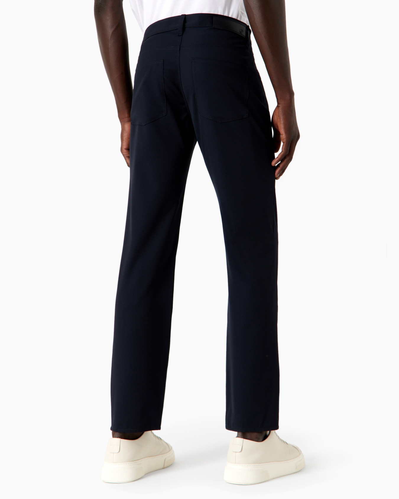 Five-pocket, regular-fit, virgin-wool trousers Slide 2