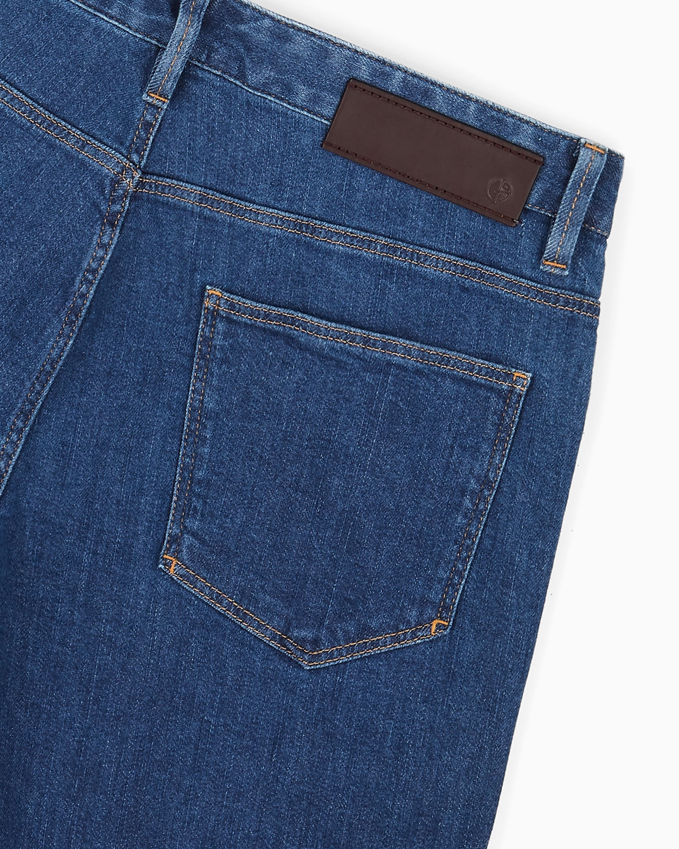 Five-pocket, slim-fit, stretch cotton-denim trousers Slide 1