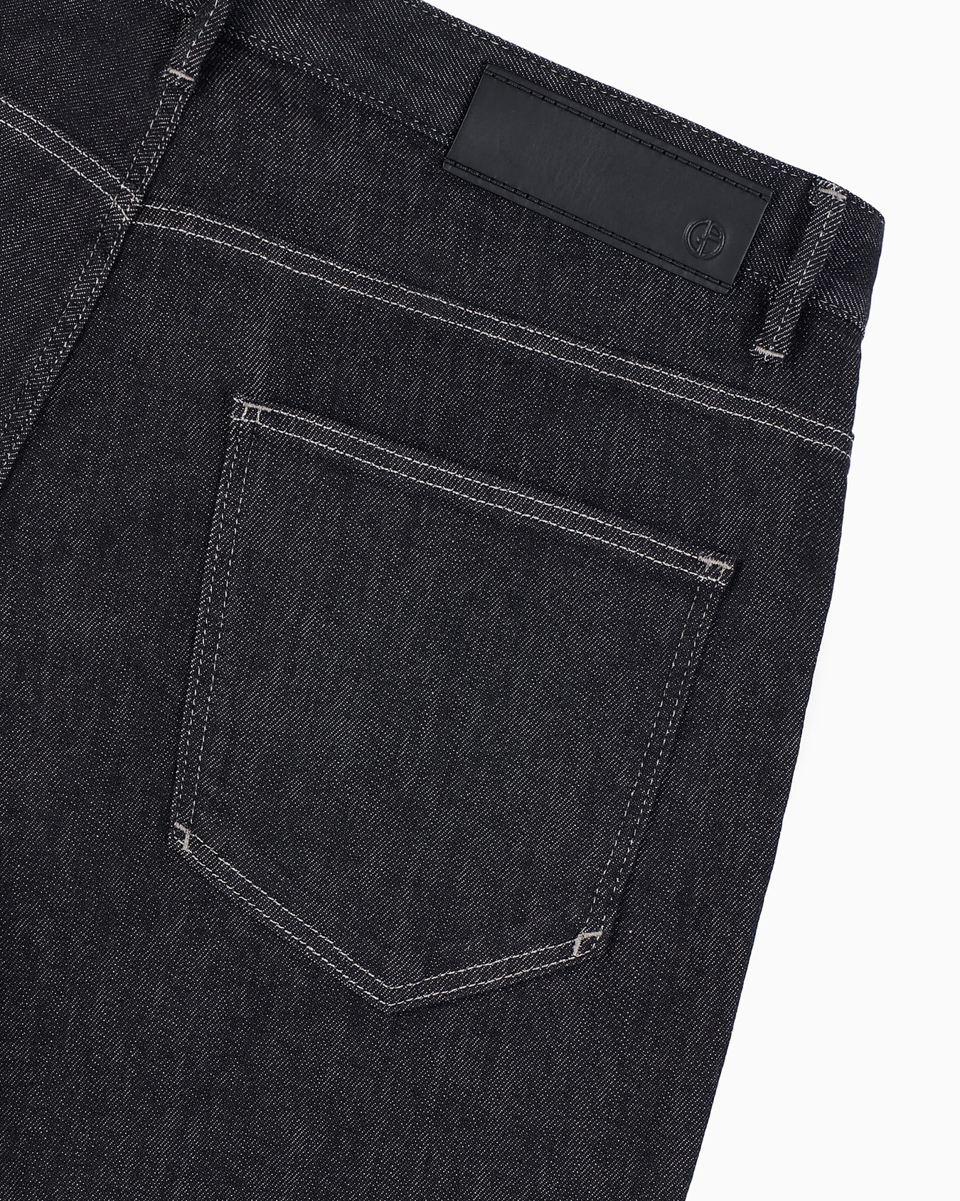 Pantalone 5 tasche slim fit in denim di cotone stretch Slide 1