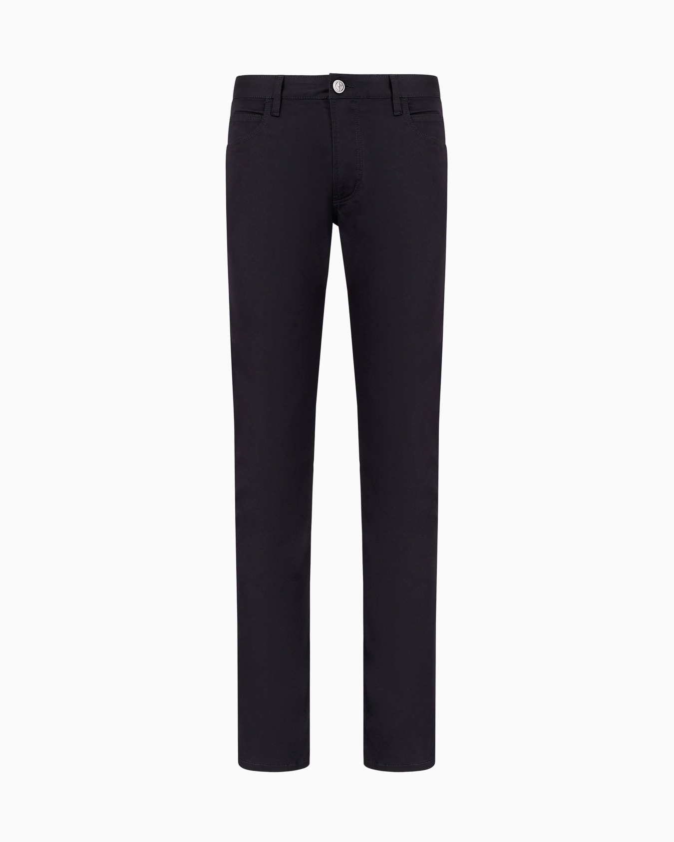Pantalon 5 poches en coton stretch Diapositive 0