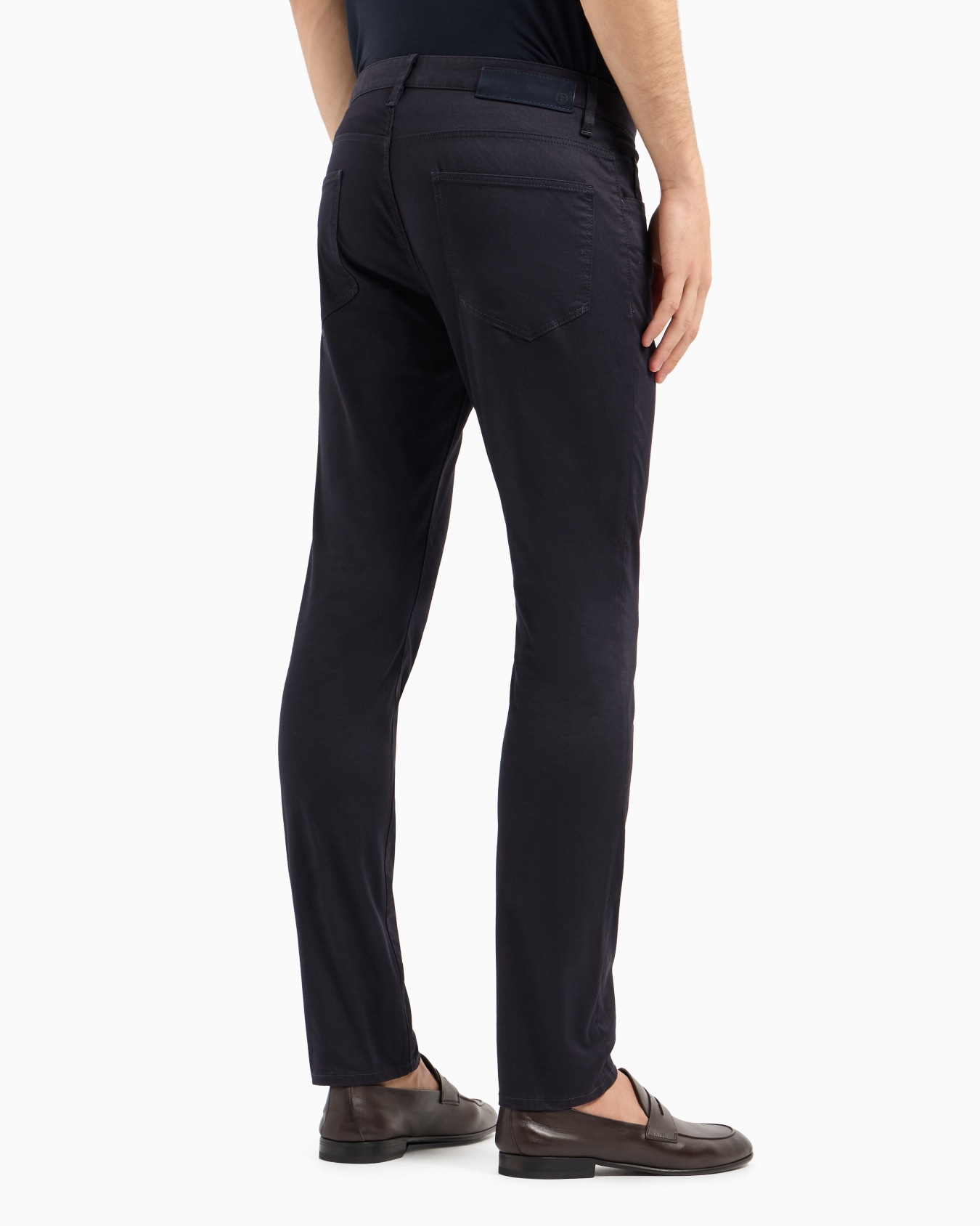 Pantalon 5 poches en coton stretch Diapositive 2