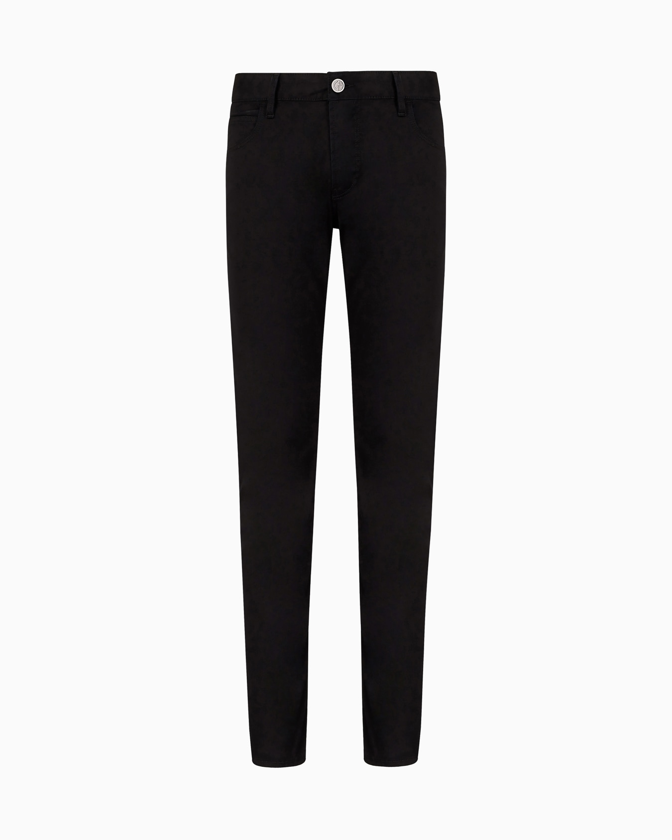 Pantalon 5 poches en coton stretch Diapositive 0