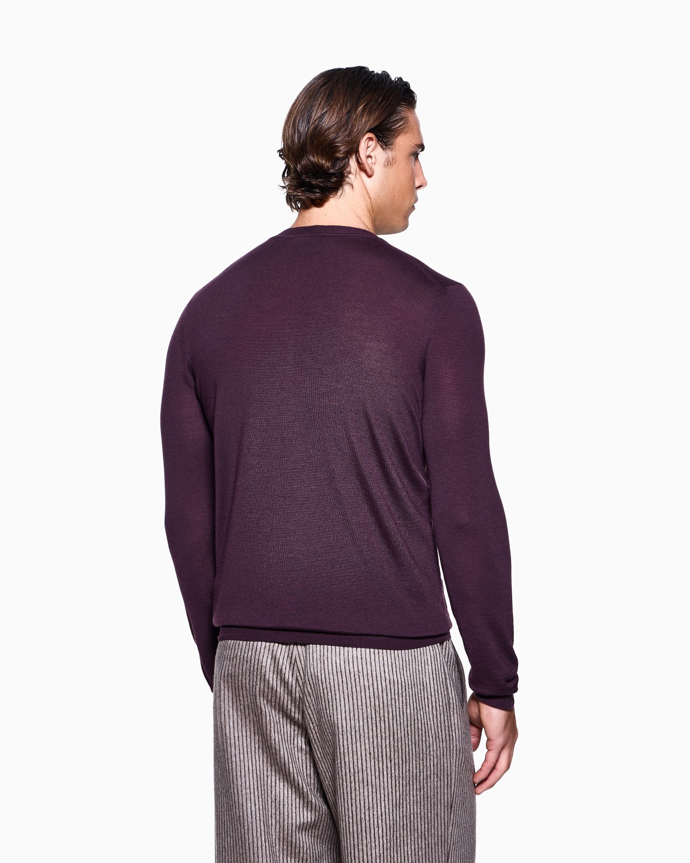 Maglia girocollo in cashmere Slide 2