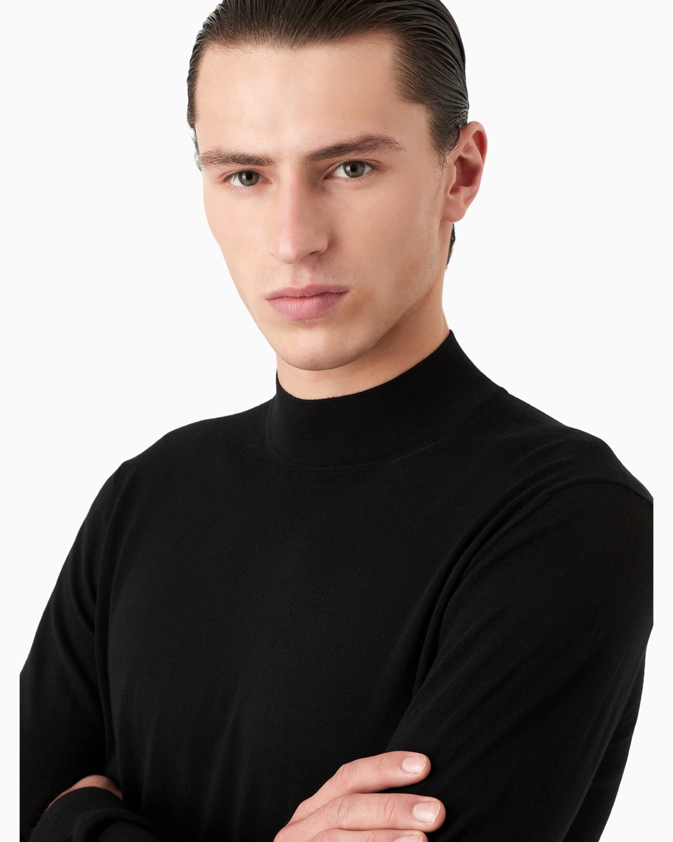 Virgin-wool mock-neck jumper Slide 4