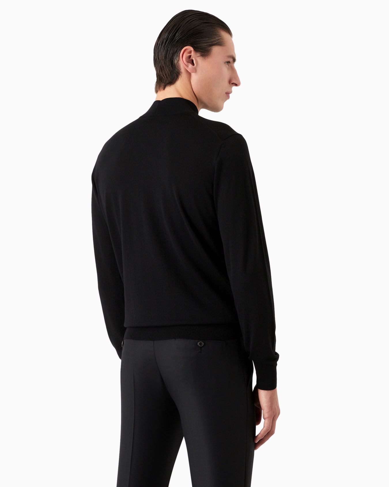 Virgin-wool mock-neck jumper Slide 2