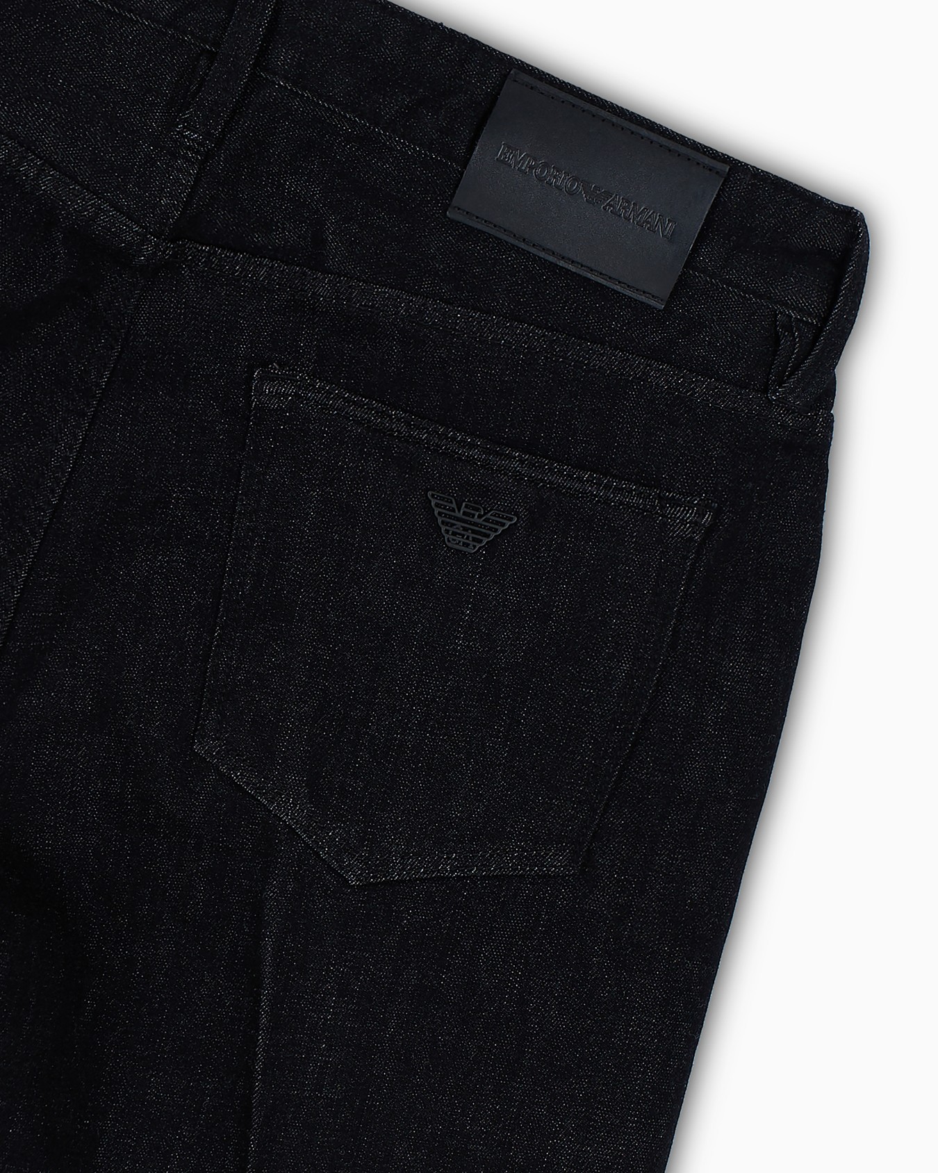 J75 slim-fit jeans in marble-wash, jersey fleece-feel stretch denim Slide 5