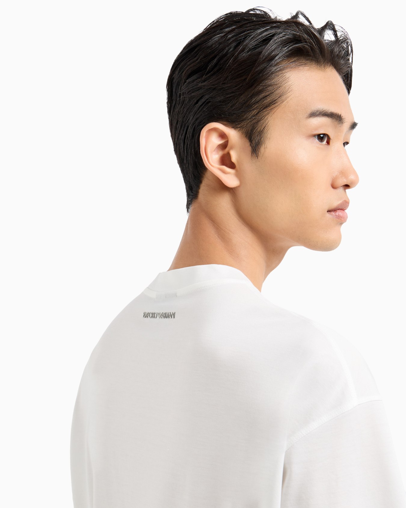 Loose-fit T-shirt in an ASV Lyocell-blend jersey Slide 4