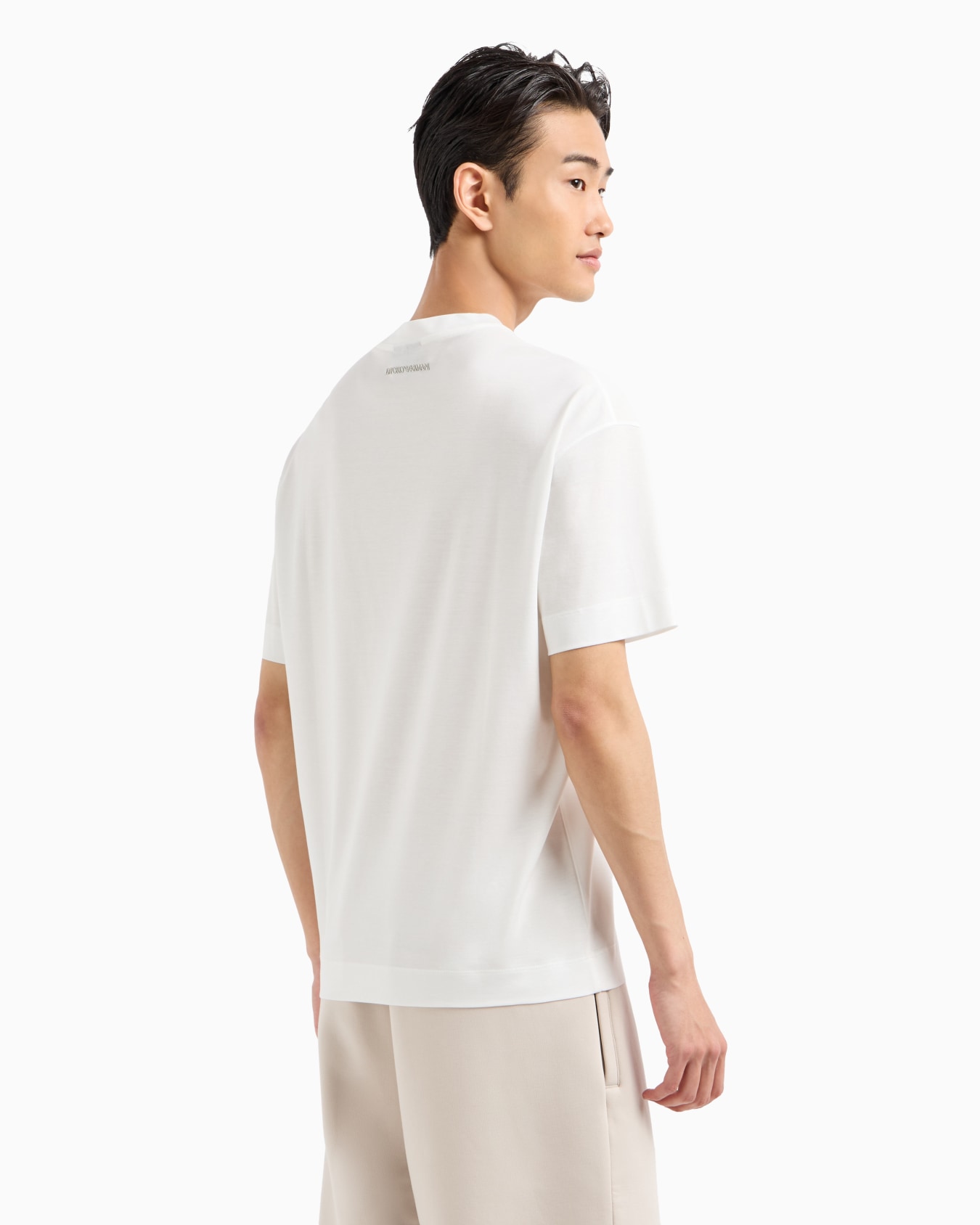 Loose-fit T-shirt in an ASV Lyocell-blend jersey Slide 2