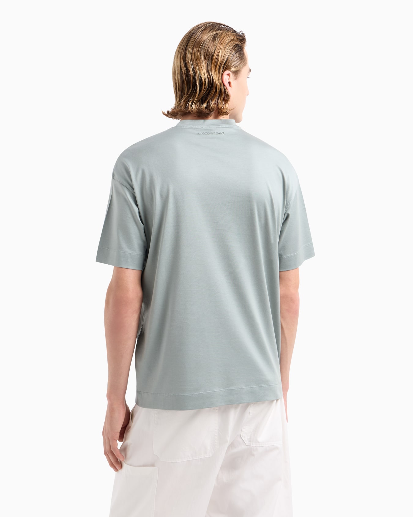 Loose-fit T-shirt in an ASV Lyocell-blend jersey Slide 2