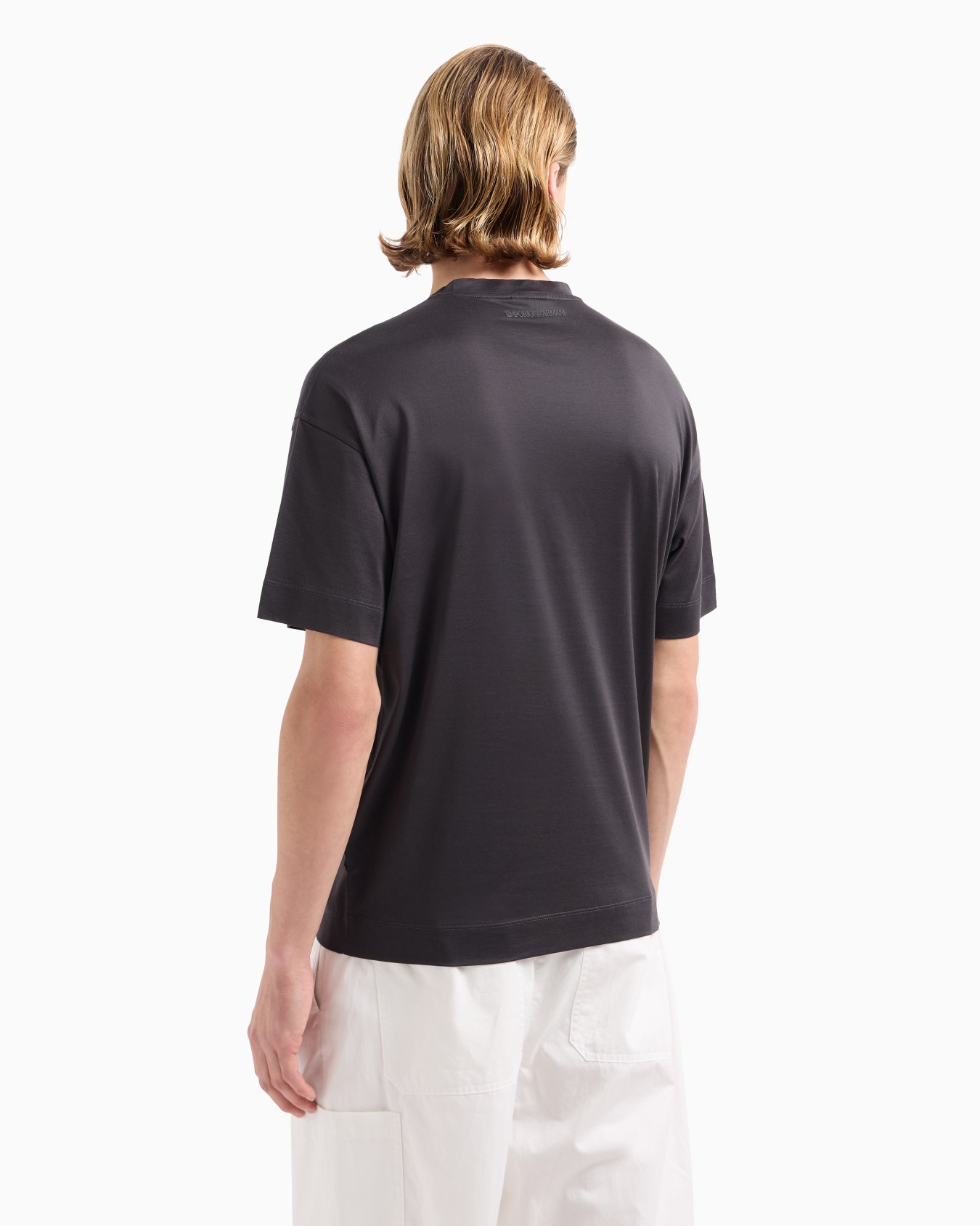 Loose-fit T-shirt in an ASV Lyocell-blend jersey Slide 2