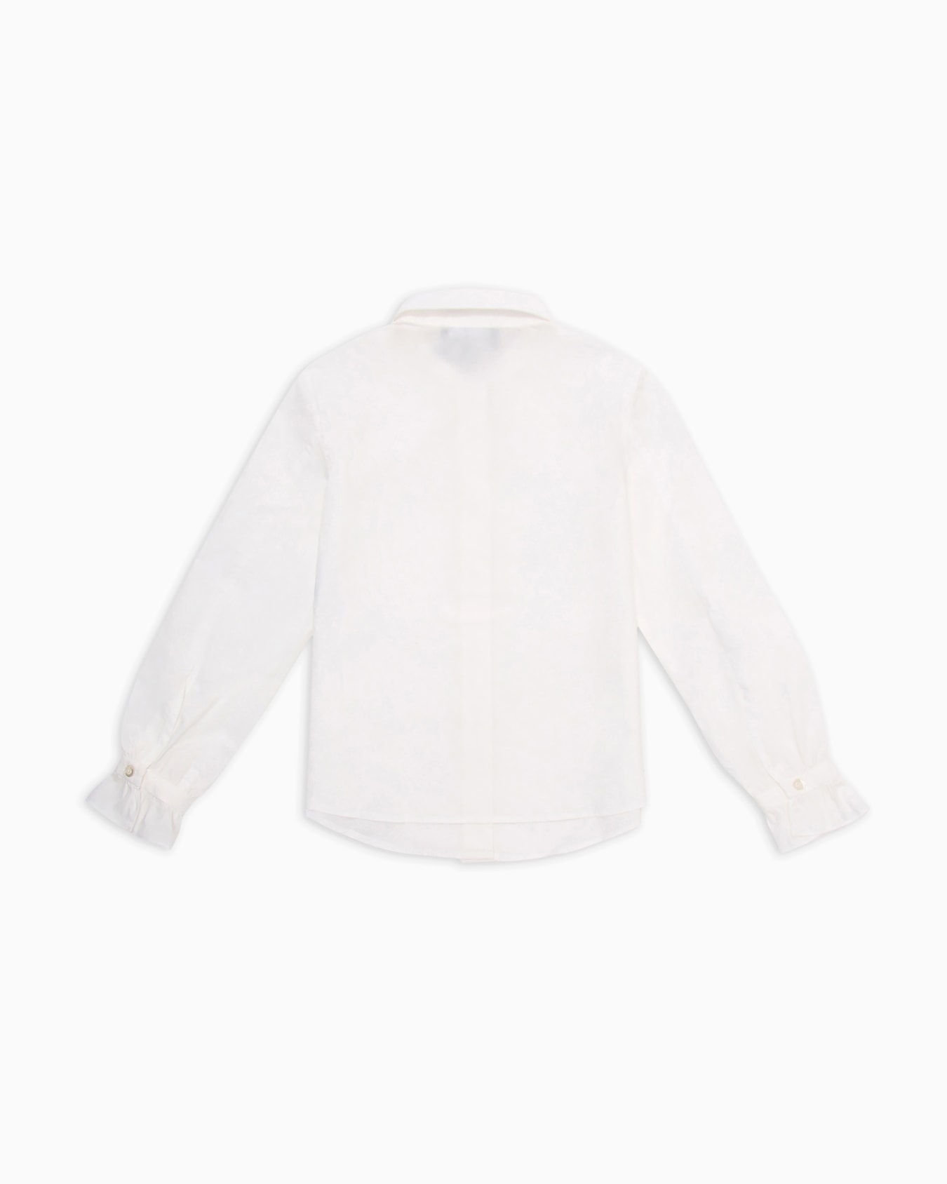 Camisa de cuello claudine de popelina Diapositiva 2