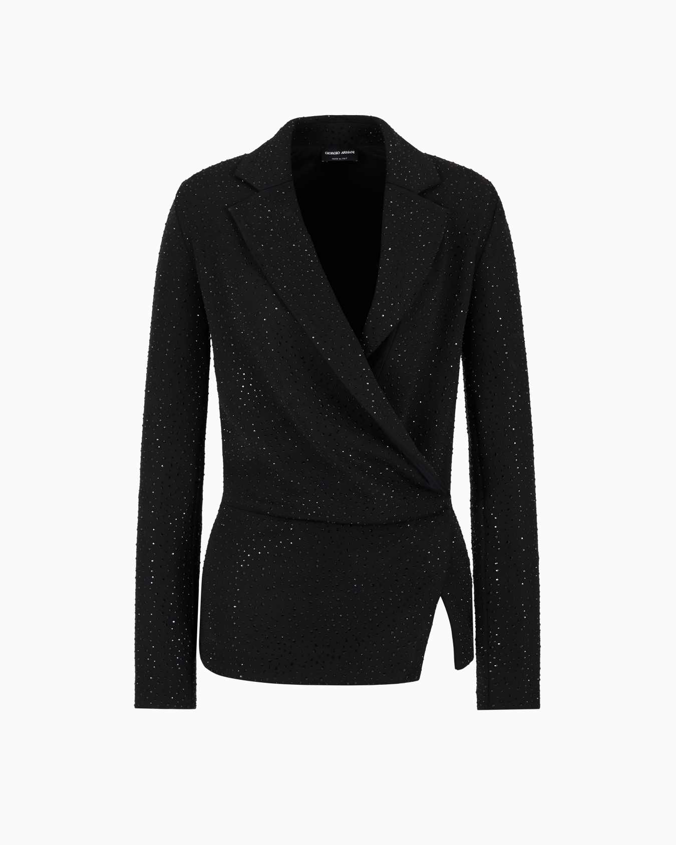 ASV viscose single-breasted jacket with all-over embroidery Slide 0