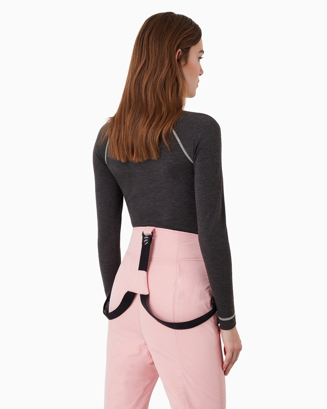 Giorgio Armani Neve double-wool and nylon jersey crew-neck jumper Slide 2