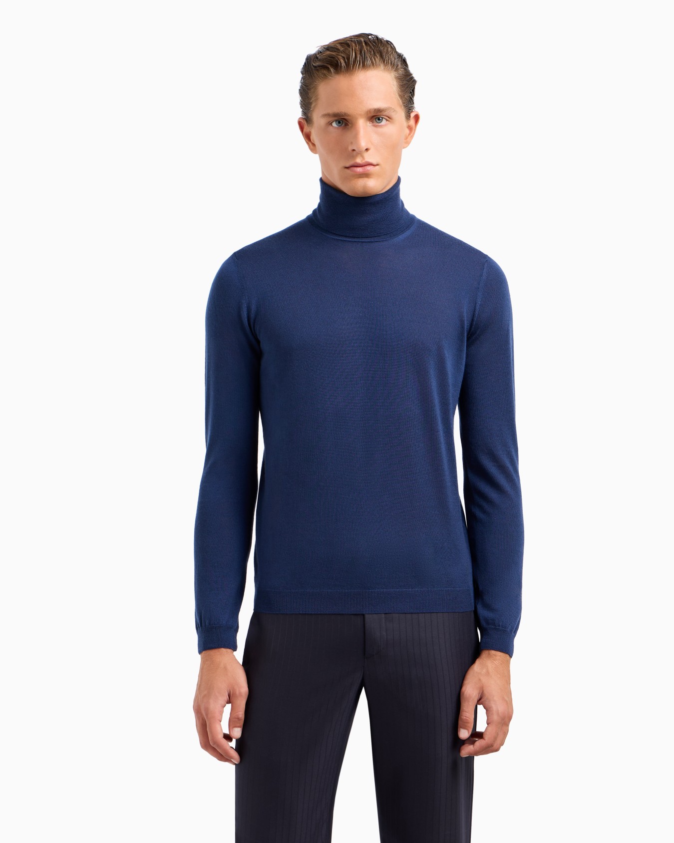 Jersey de cachemir con cuello chimenea Diapositiva 3