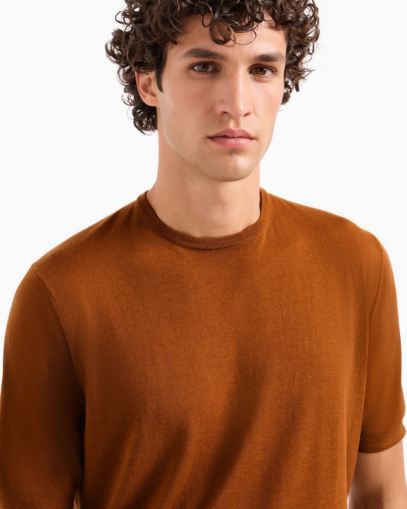 Giorgio Armani Vicuña Maglia girocollo in vicuña Slide 4