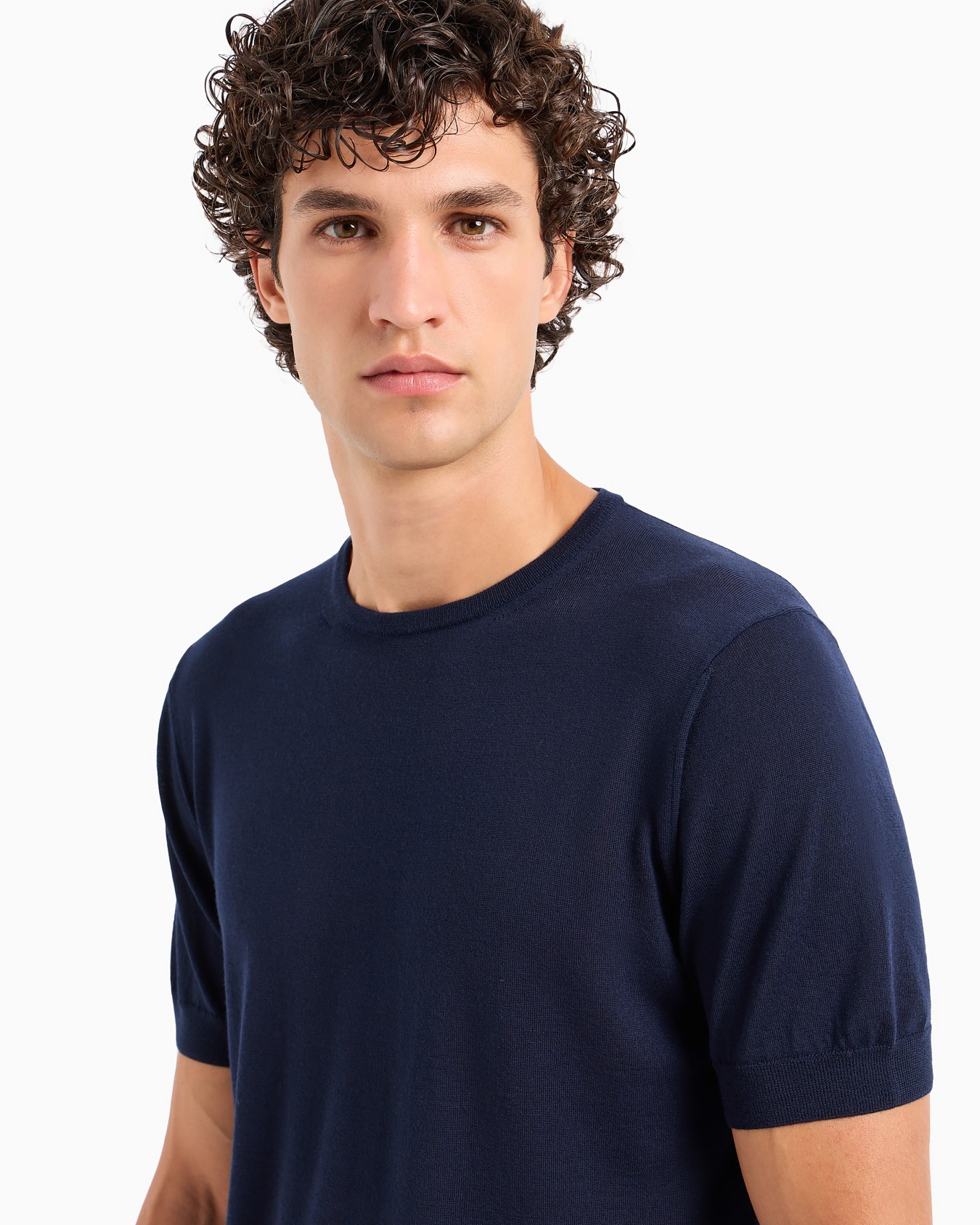 Giorgio Armani Vicuña Maglia girocollo in vicuña Slide 5