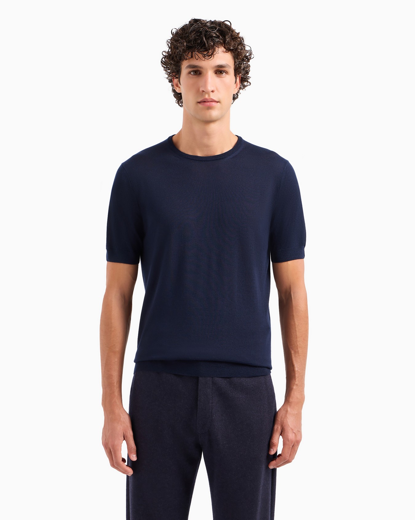 Giorgio Armani Vicuña Maglia girocollo in vicuña Slide 3
