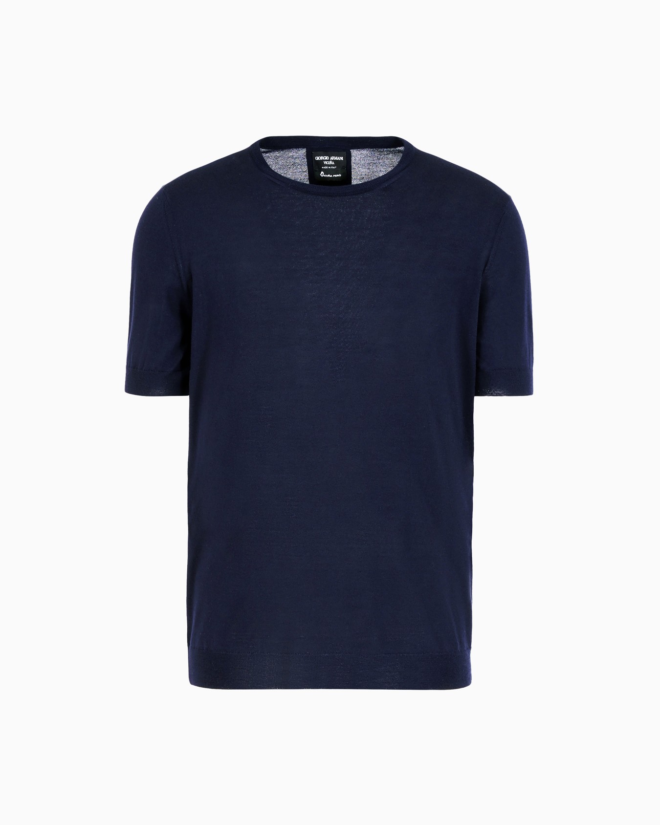 Giorgio Armani Vicuña Maglia girocollo in vicuña Slide 0