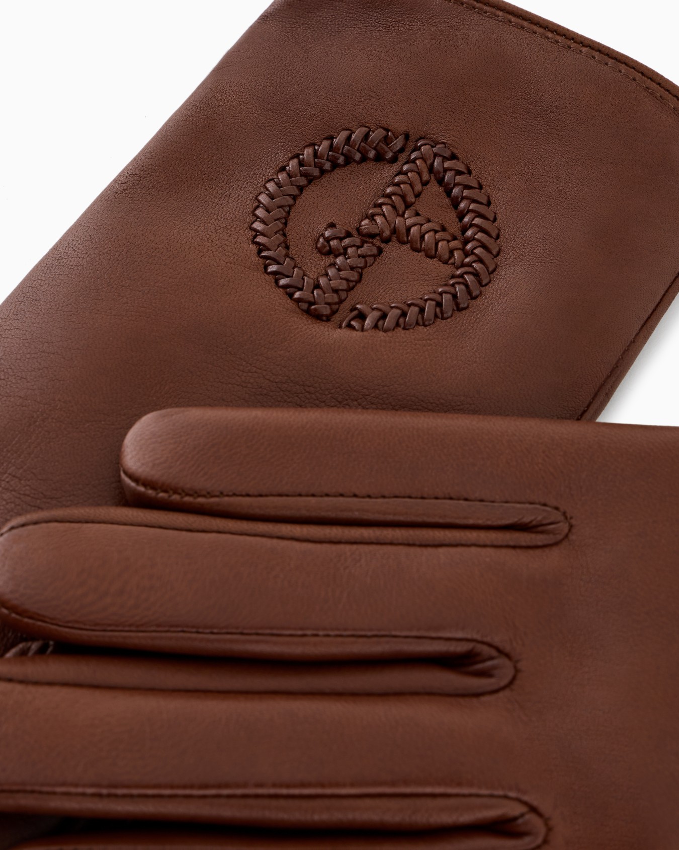 Guantes de napa con logotipo bordado Diapositiva 1