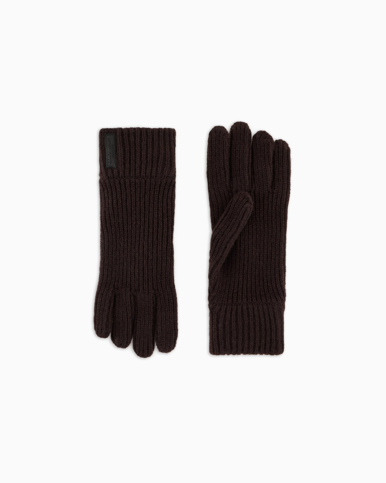 Gloves in pure cashmere knit Slide 0