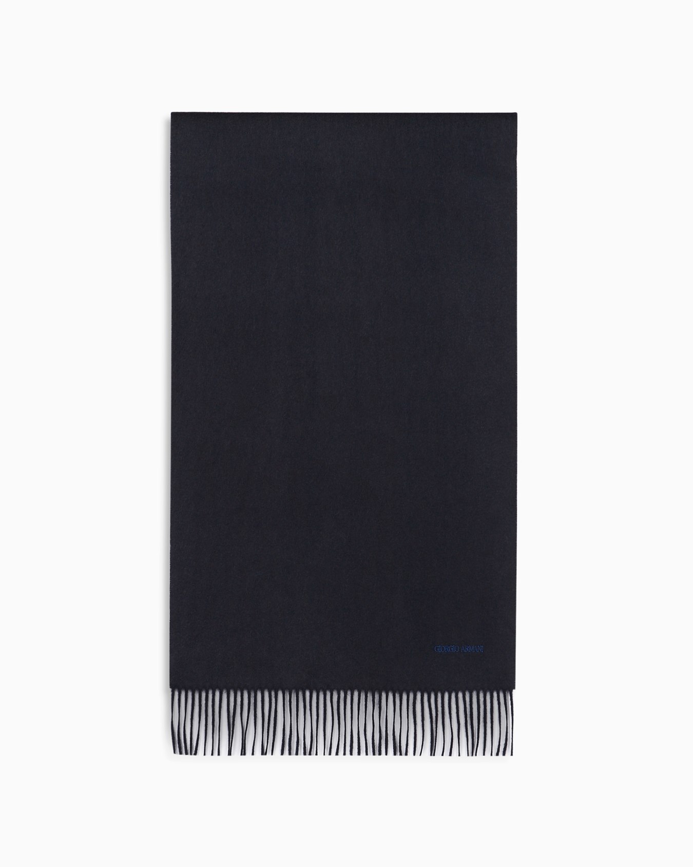 Cashmere stole with fringing Slide 0