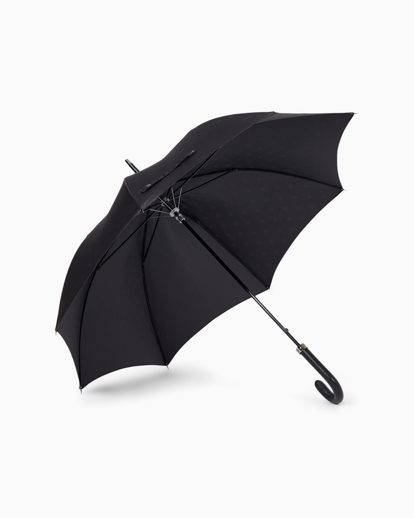 Folding umbrella with all-over logo pattern Slide 1