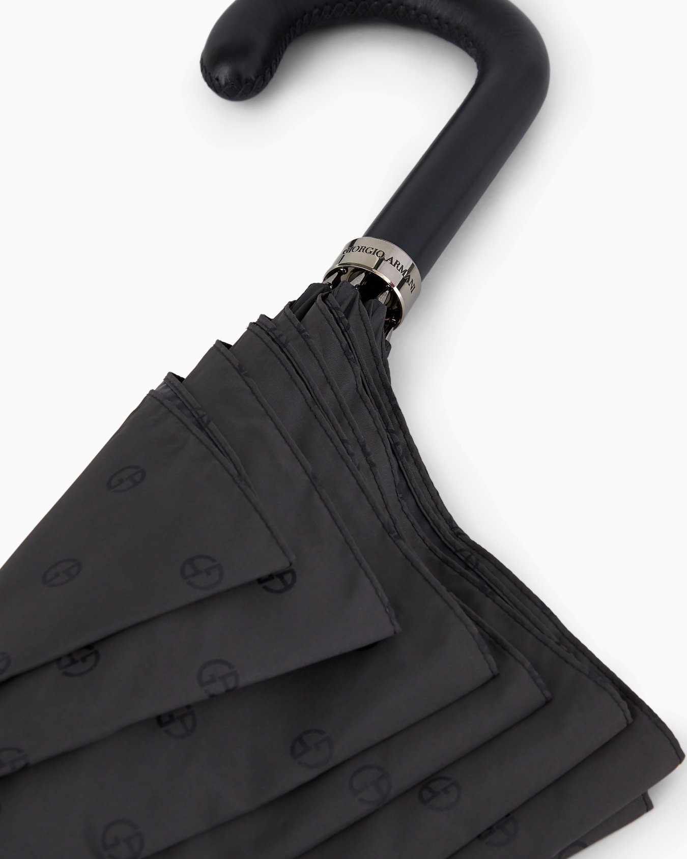 Folding umbrella with all-over logo pattern Slide 2