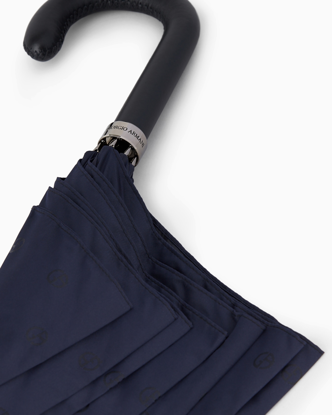 Folding umbrella with all-over logo pattern Slide 2