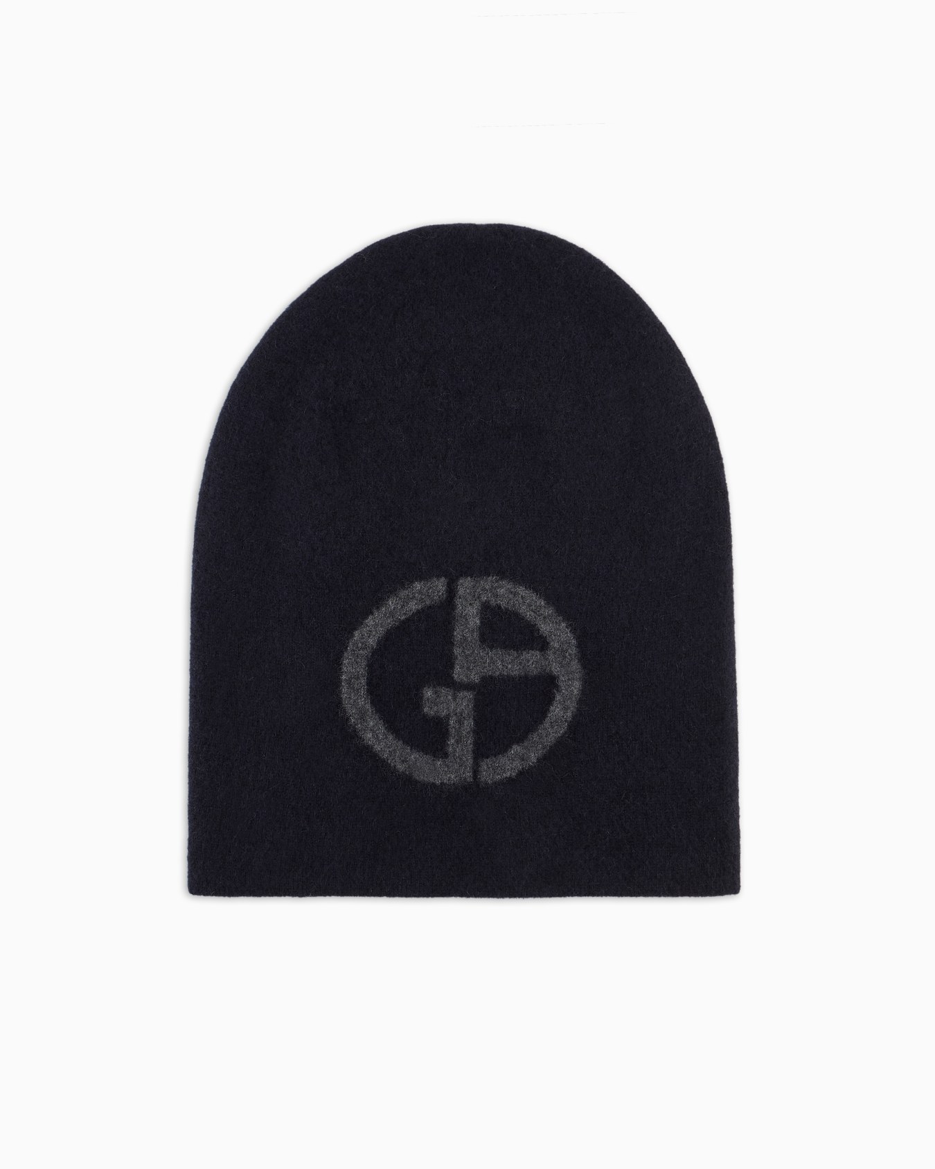 Gorro de cachemir con logotipo en tejido jacquard Diapositiva 0