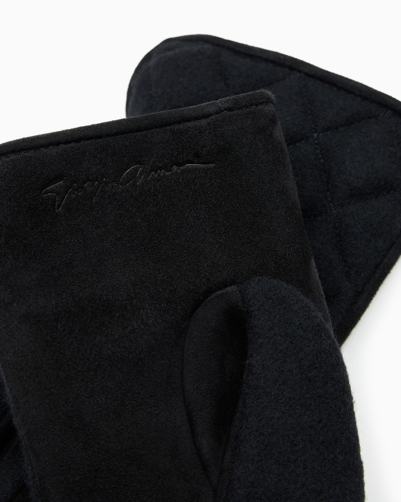 Suede and wool gloves Slide 1