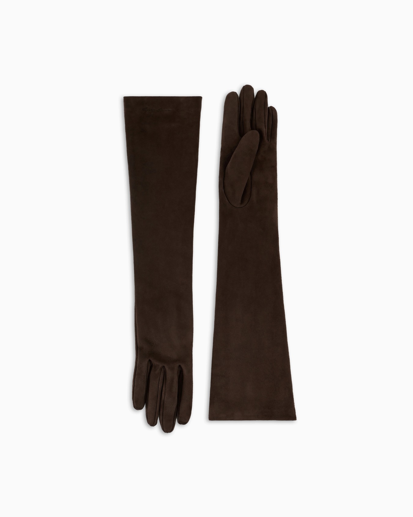 Long nappa-leather gloves Slide 0