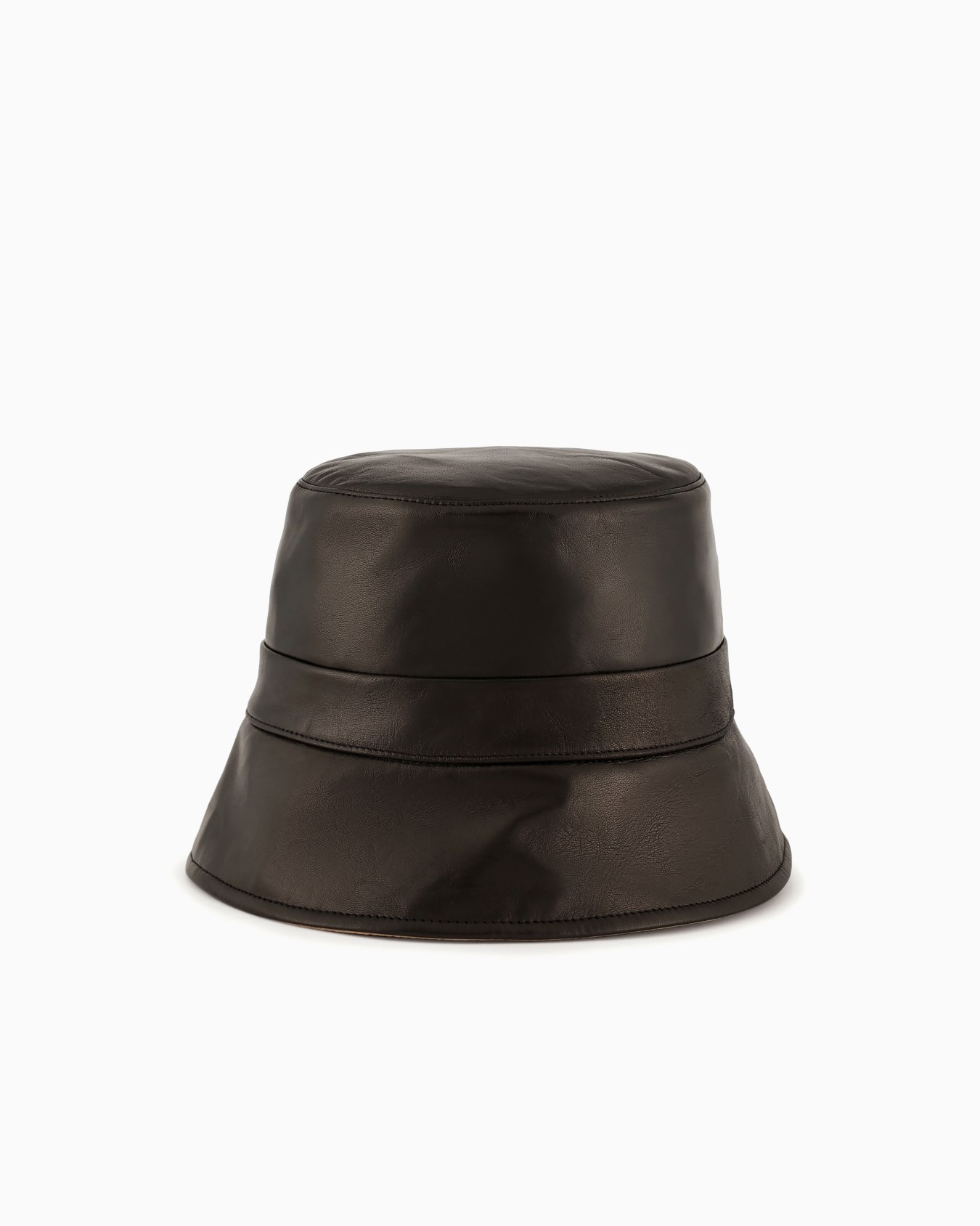 Sombrero cloche reversible de napa Diapositiva 1