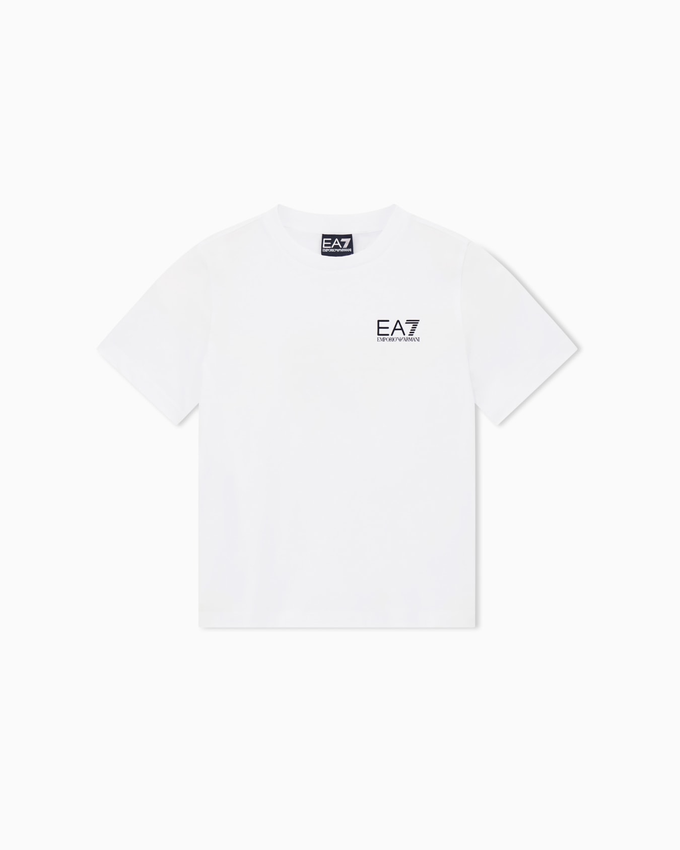 T-shirt girocollo Core Identity Boy in cotone Slide 0