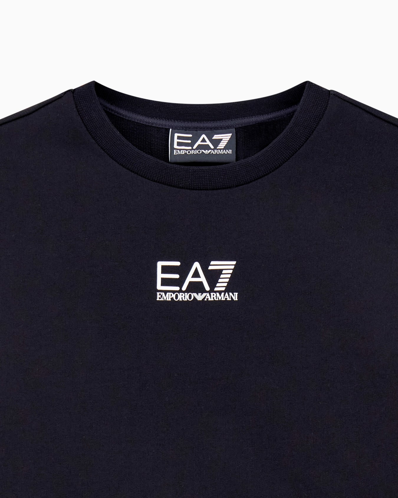 Core Identity Boy cotton crew-neck sweatshirt Slide 1